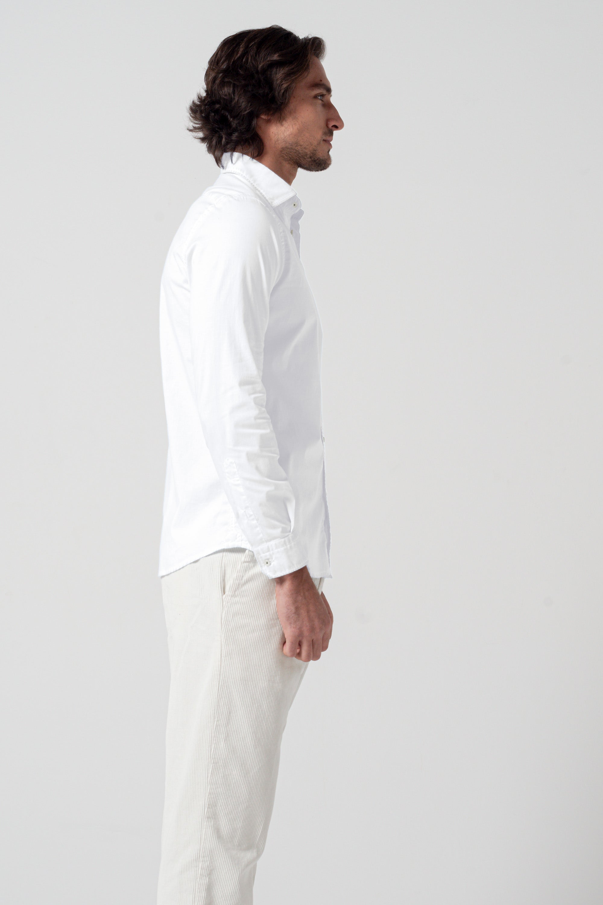 Relax Fit Poplin Shirt - White