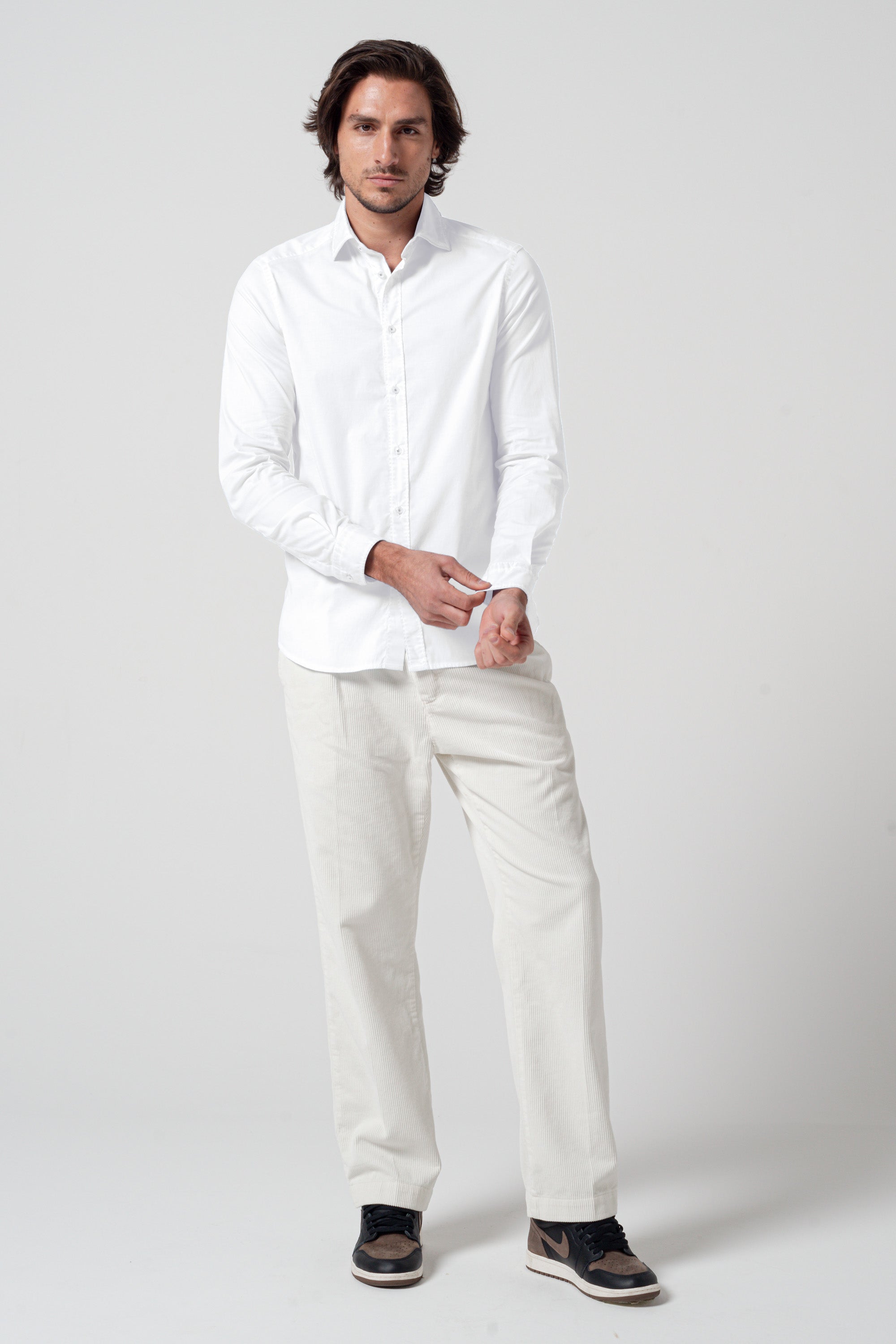 Relax Fit Poplin Shirt - White