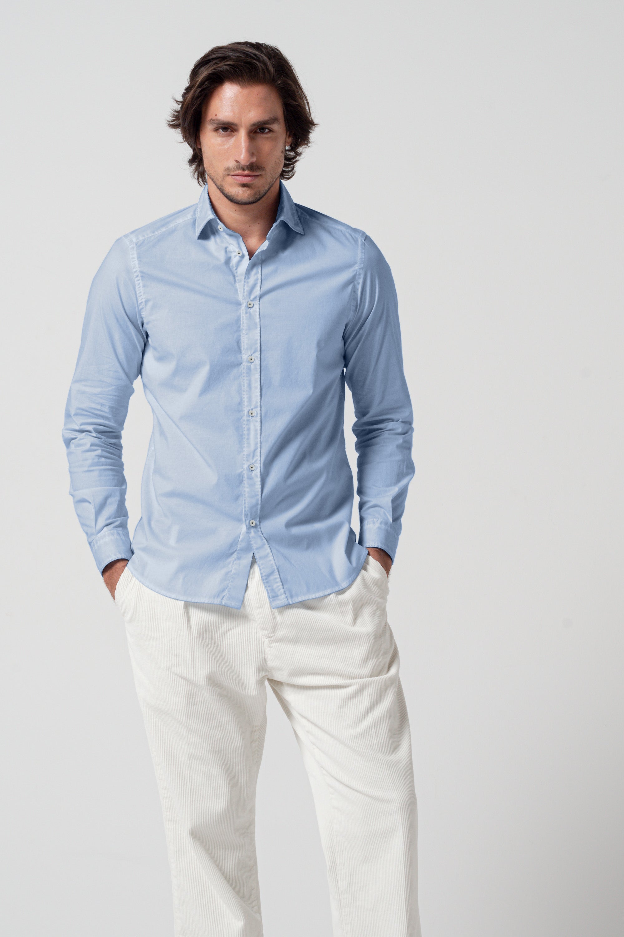 Relax Fit Poplin Shirt - Polar