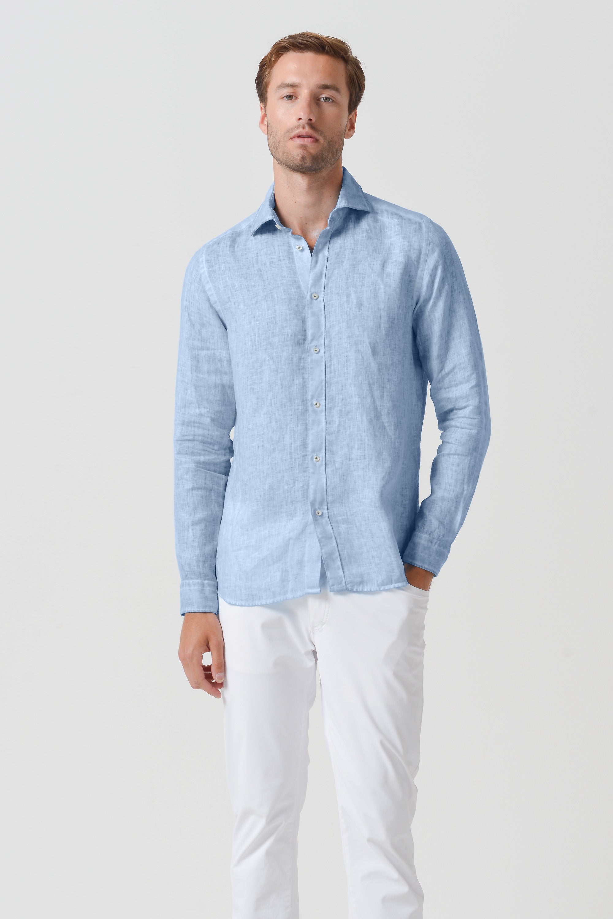 Relaxed Fit Linen Shirt - Fiji