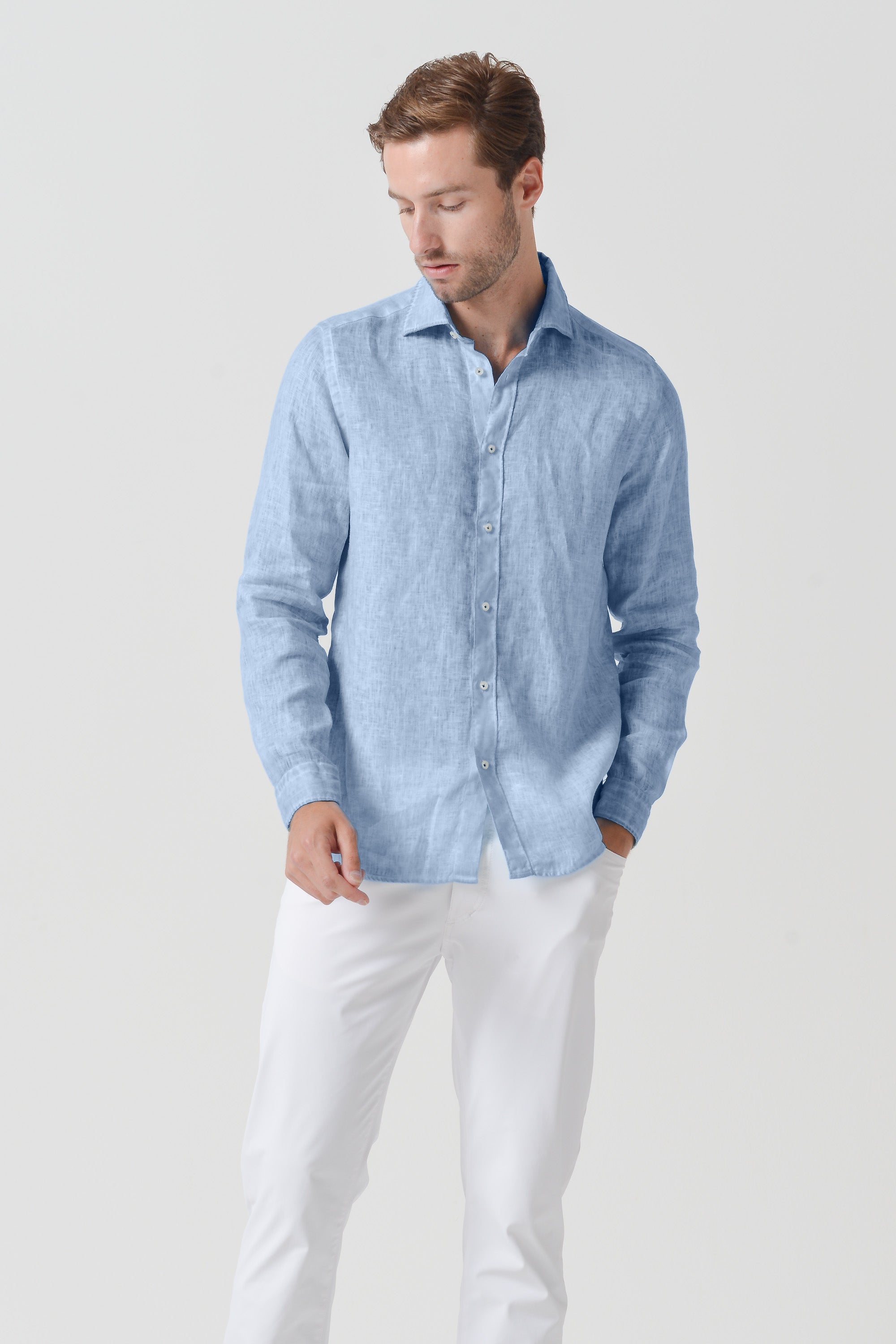 Relaxed Fit Linen Shirt - Fiji