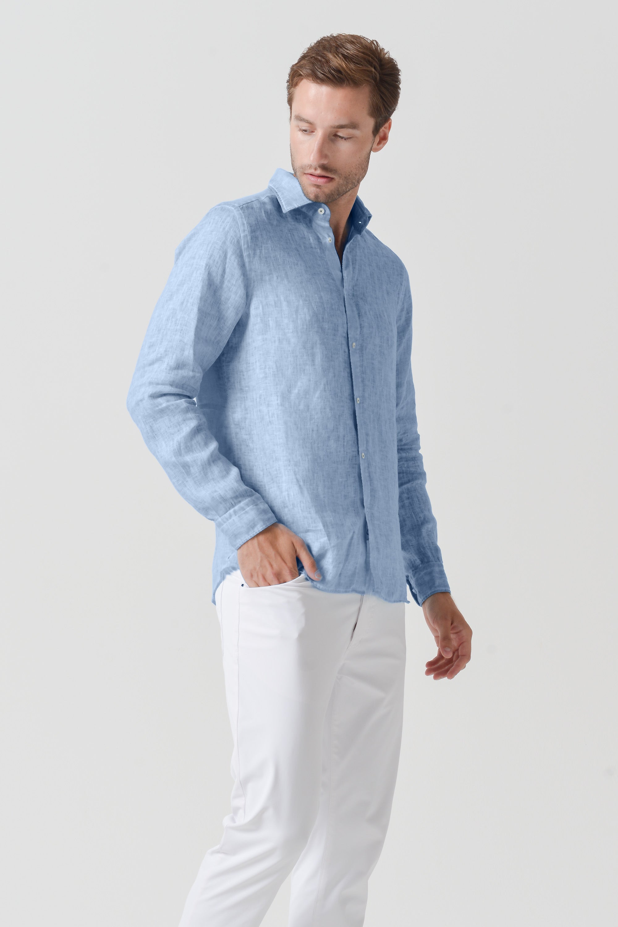 Relaxed Fit Linen Shirt - Fiji