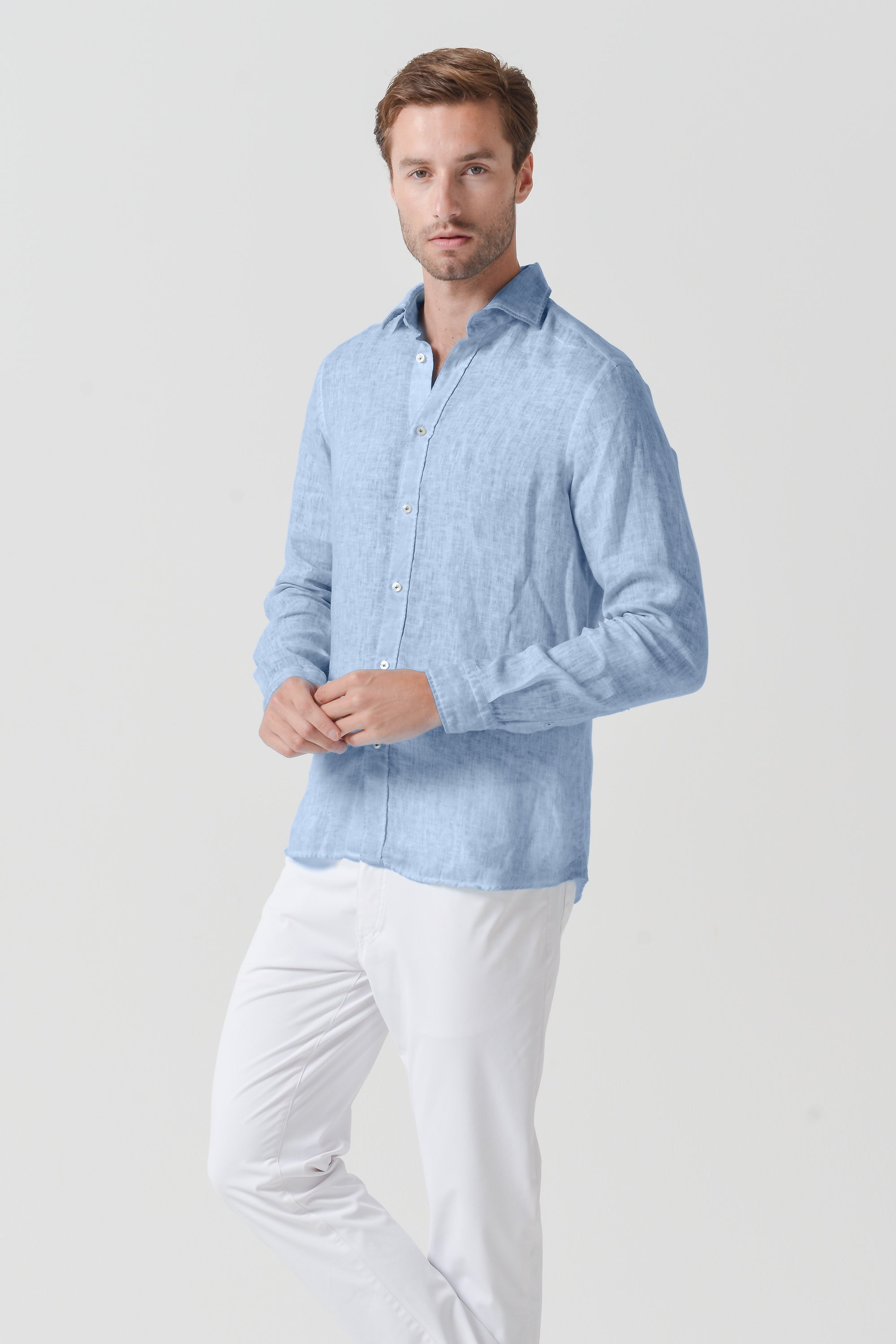 Relaxed Fit Linen Shirt - Fiji