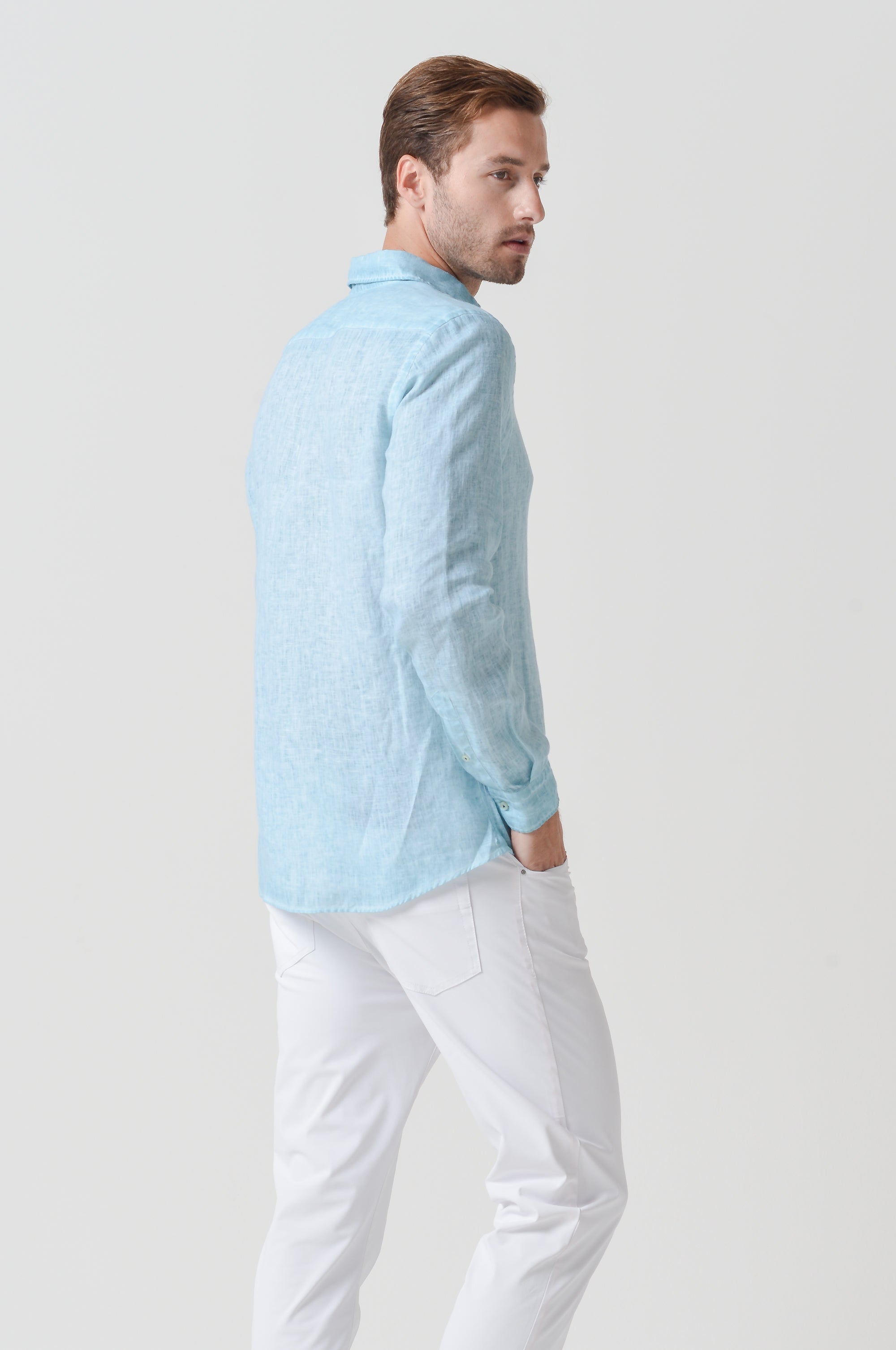 Relax Fit Linen Shirt - Barbados