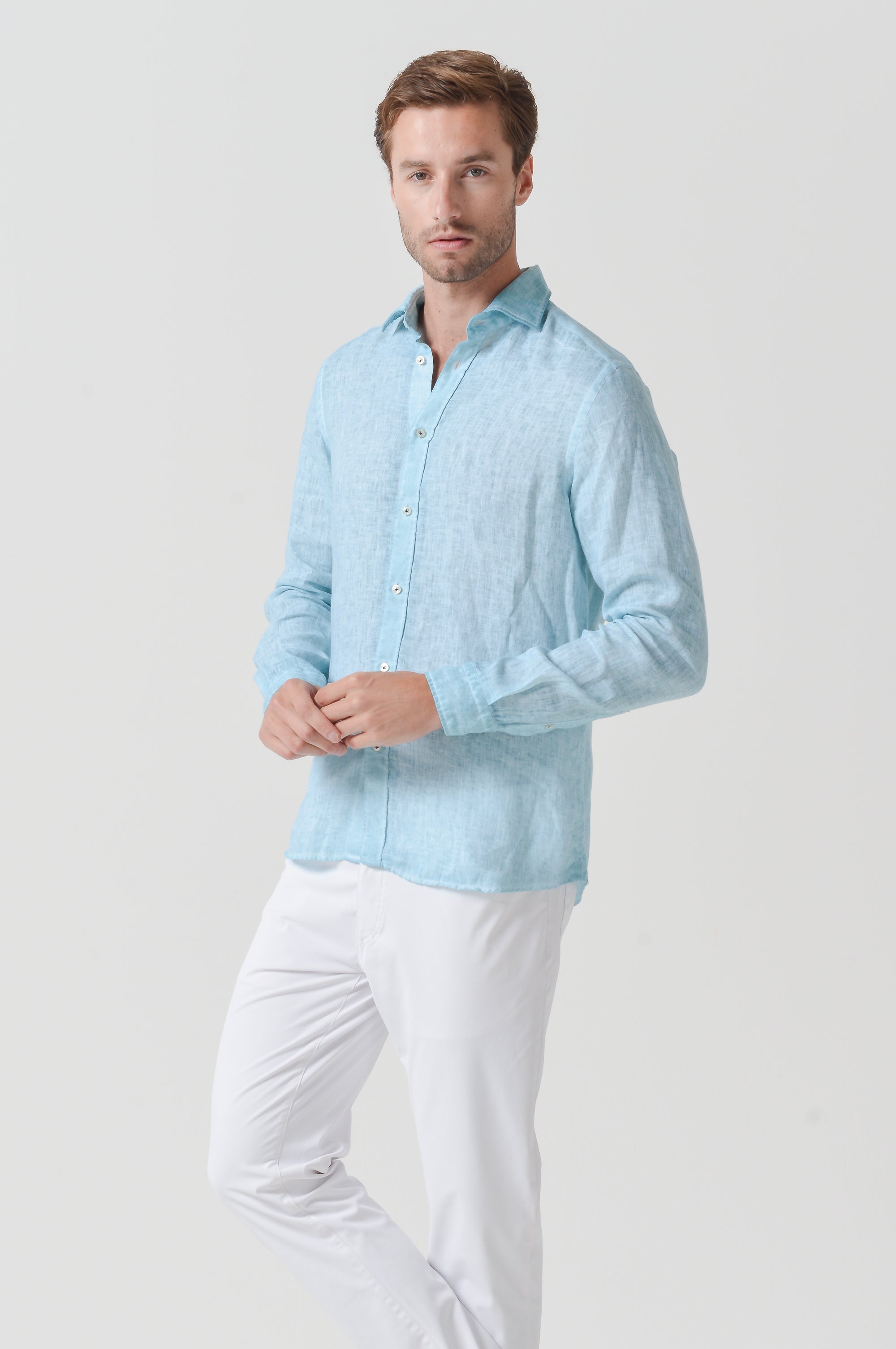 Relax Fit Linen Shirt - Barbados