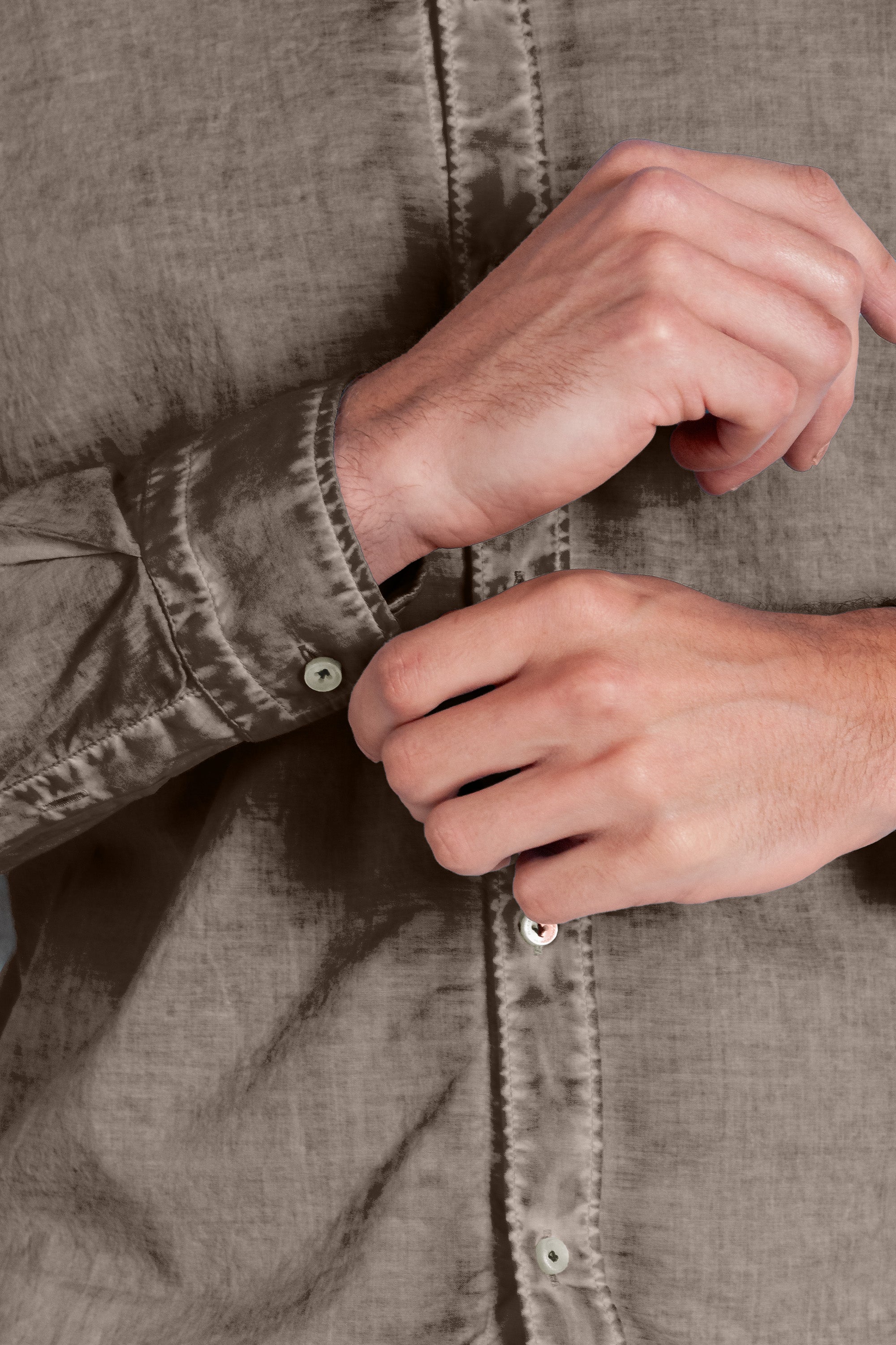 Relaxed Fit Cotton Voile Shirt - Reef