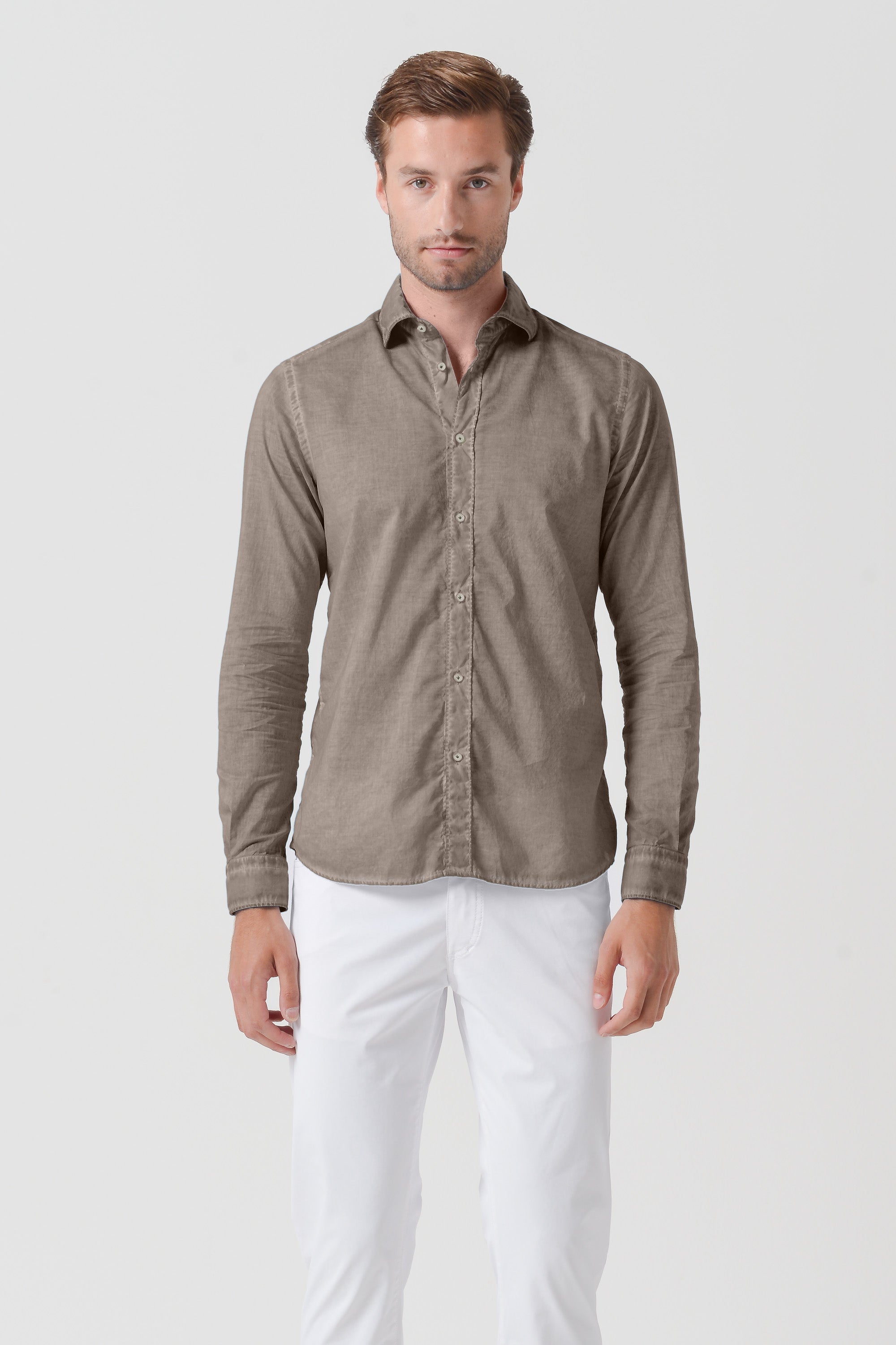 Relaxed Fit Cotton Voile Shirt - Reef
