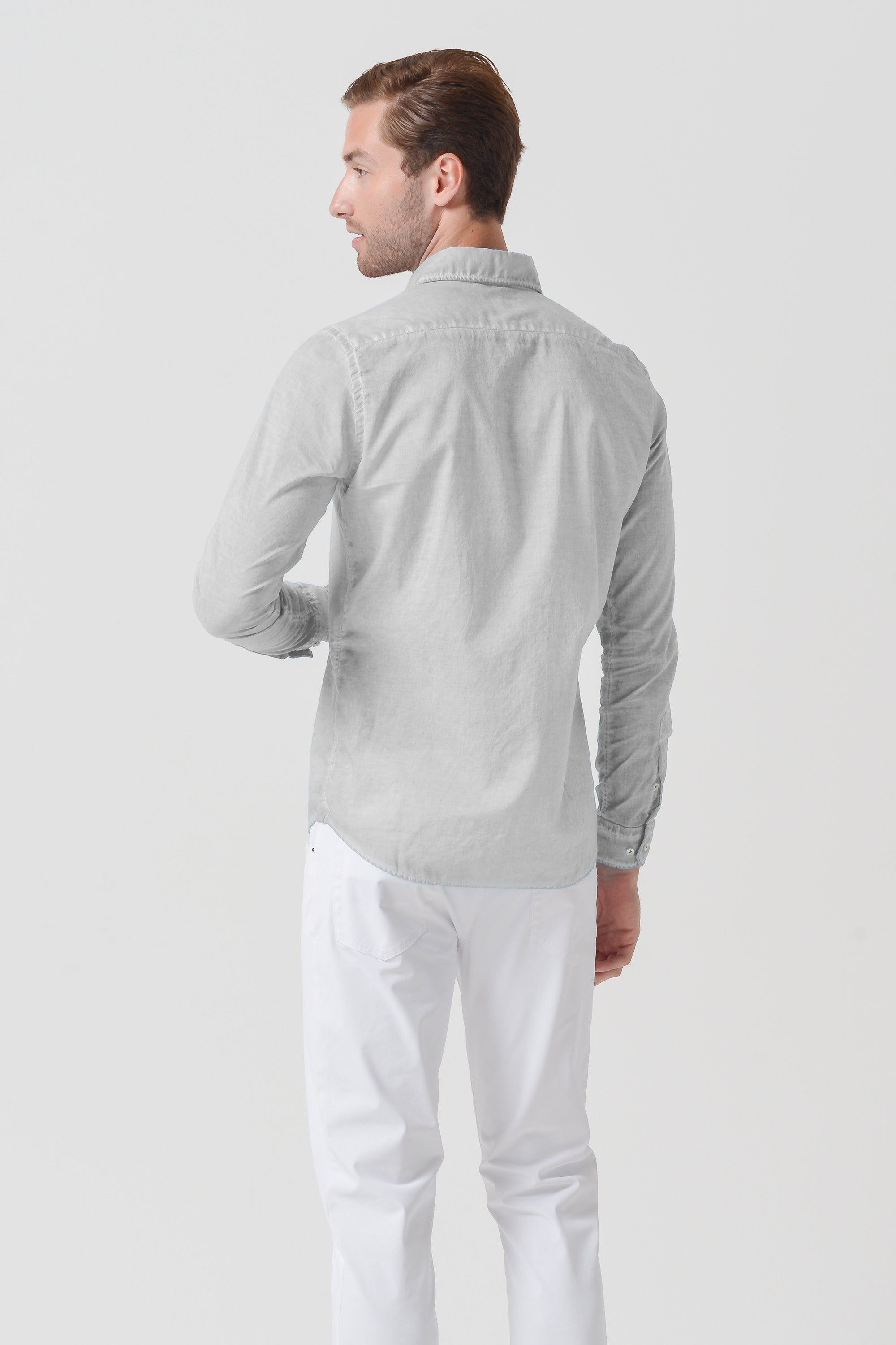 Relax Fit Voile Shirt - Marmo