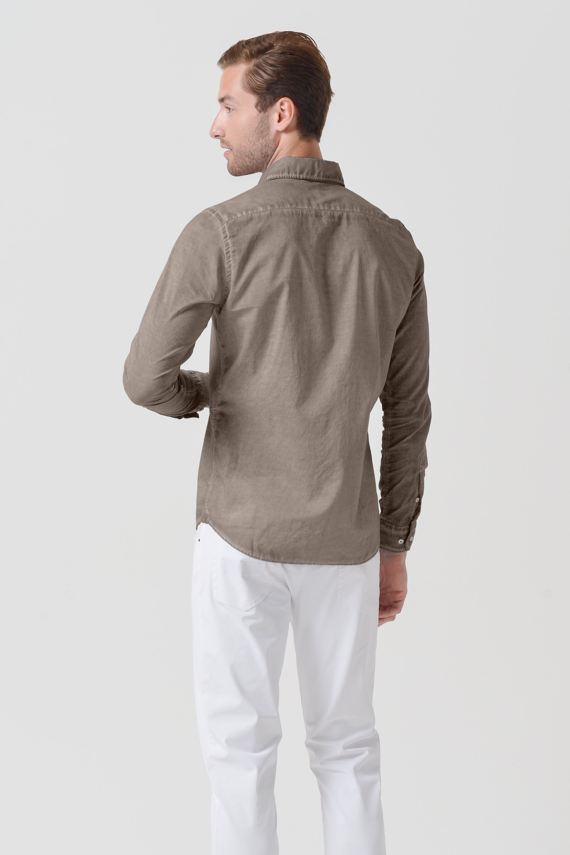 Relaxed Fit Cotton Voile Shirt - Reef