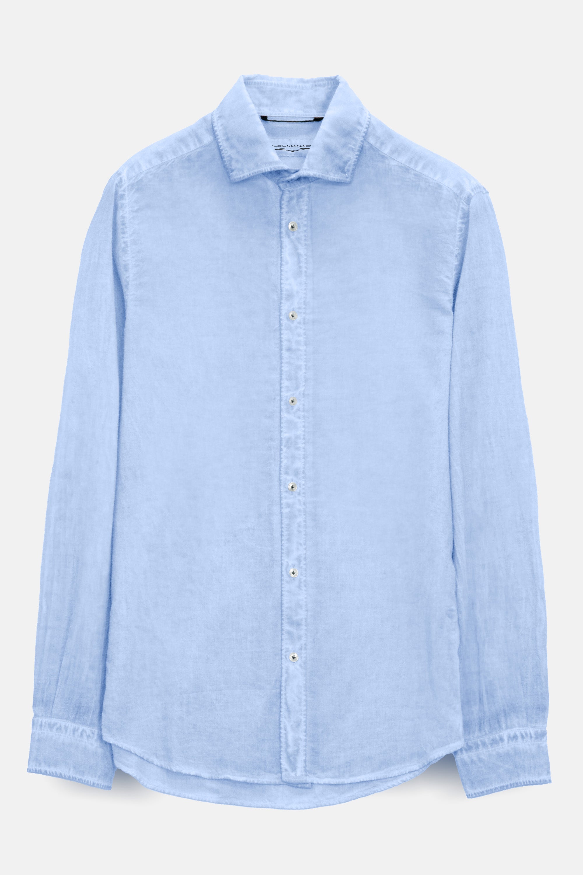 Relax Fit Voile Shirt - Cielo