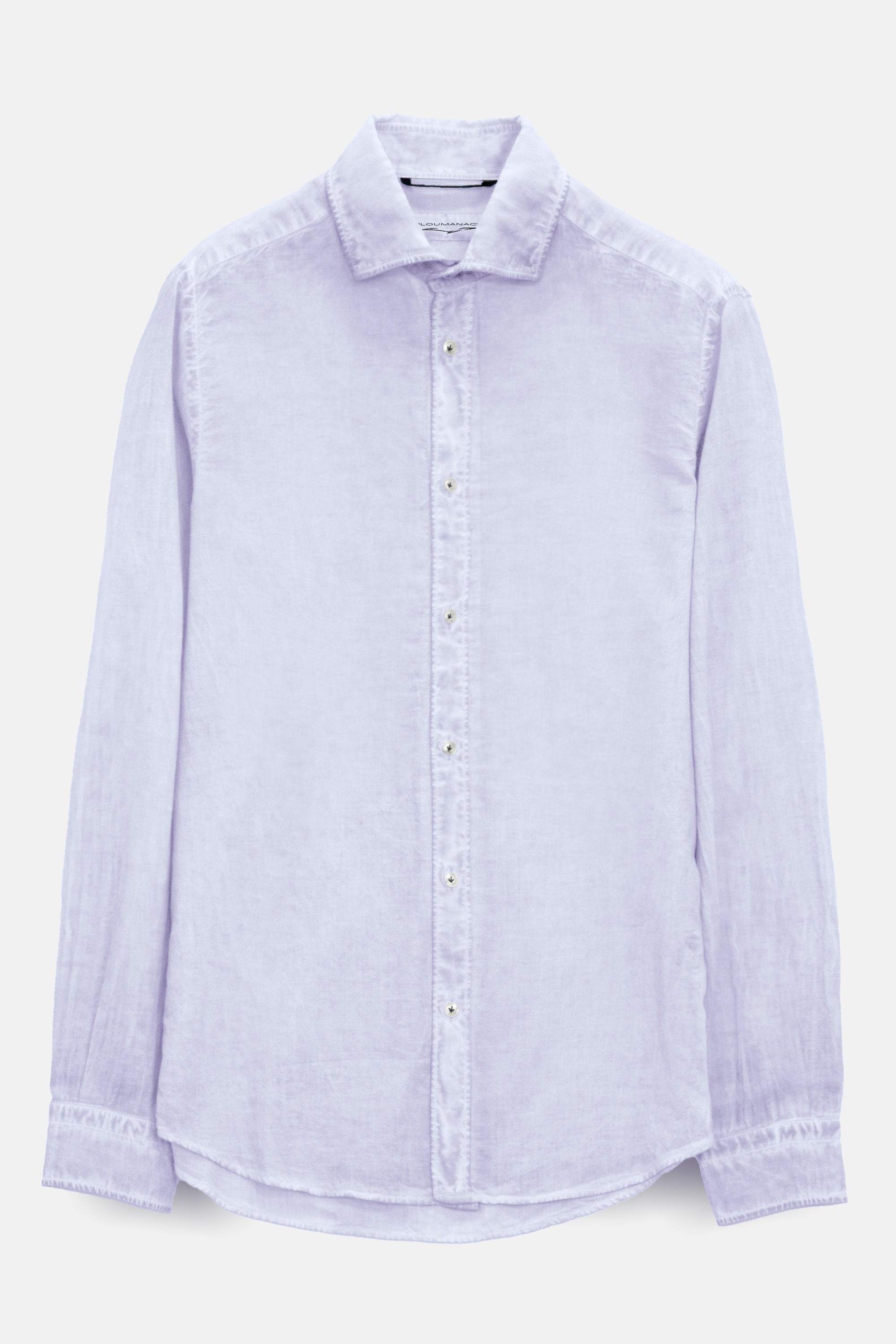 Relaxed Fit Cotton Voile Shirt - Lilac
