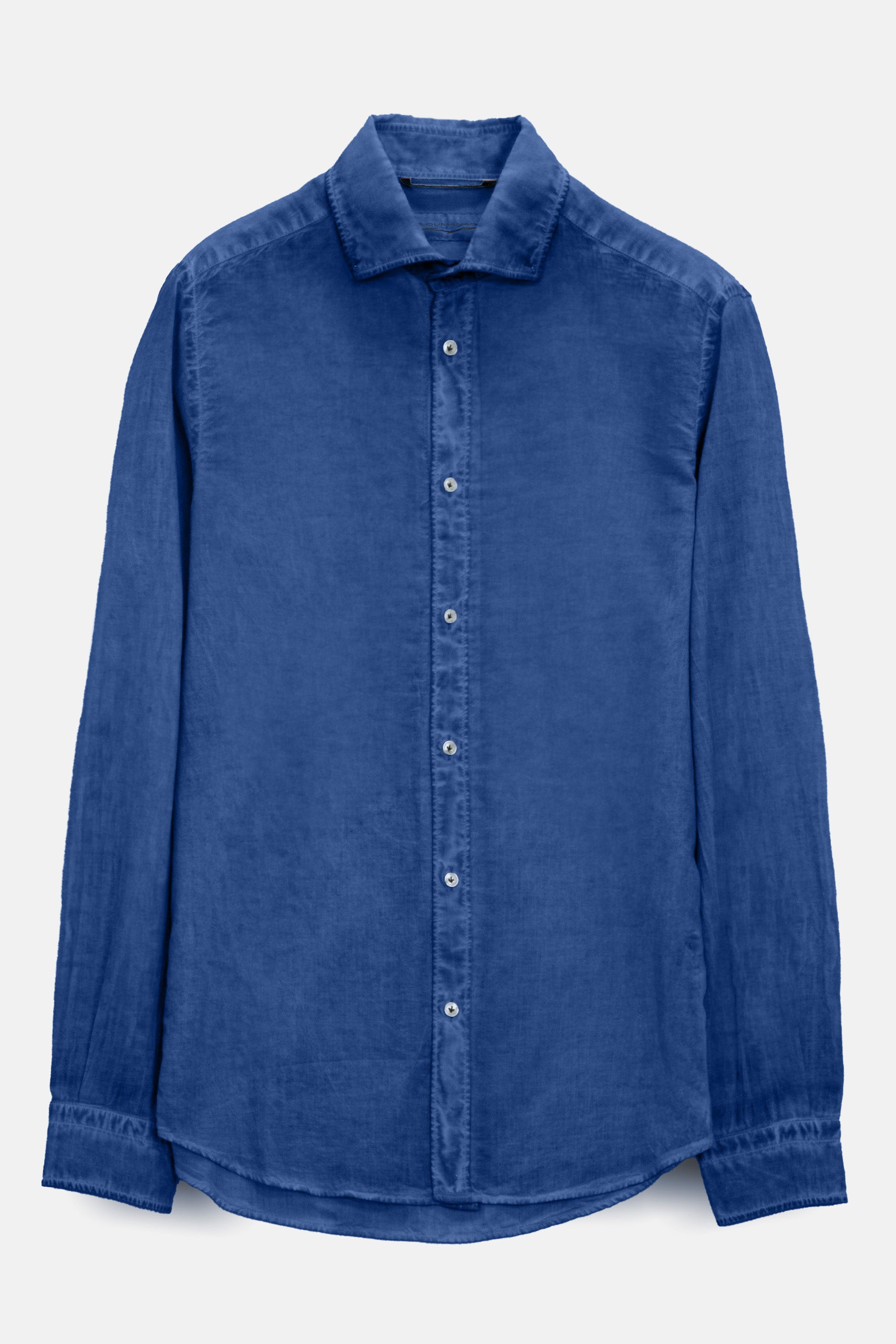 Relaxed Fit Cotton Voile Shirt - Pacific