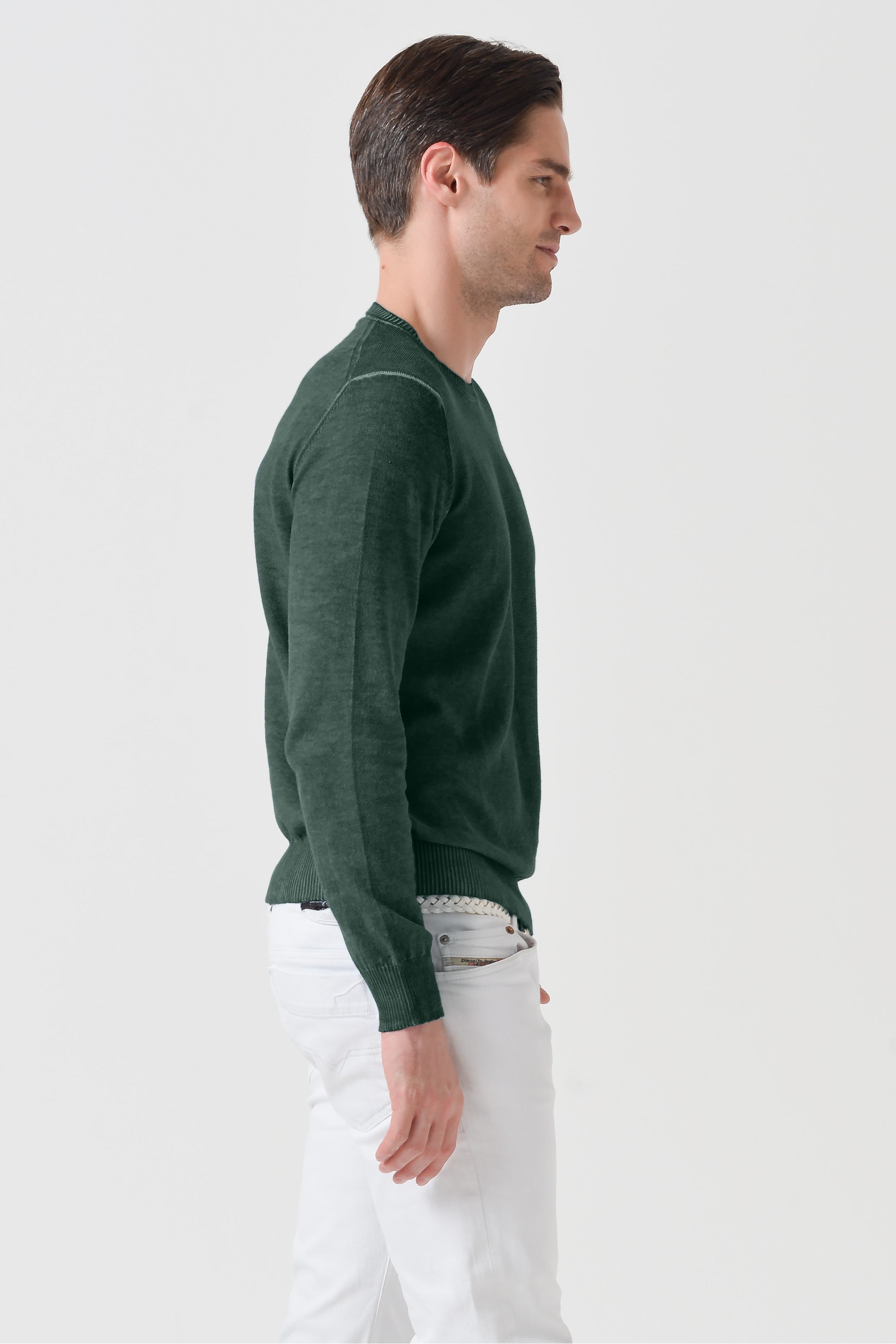 Maurice Crew Knit - Nori