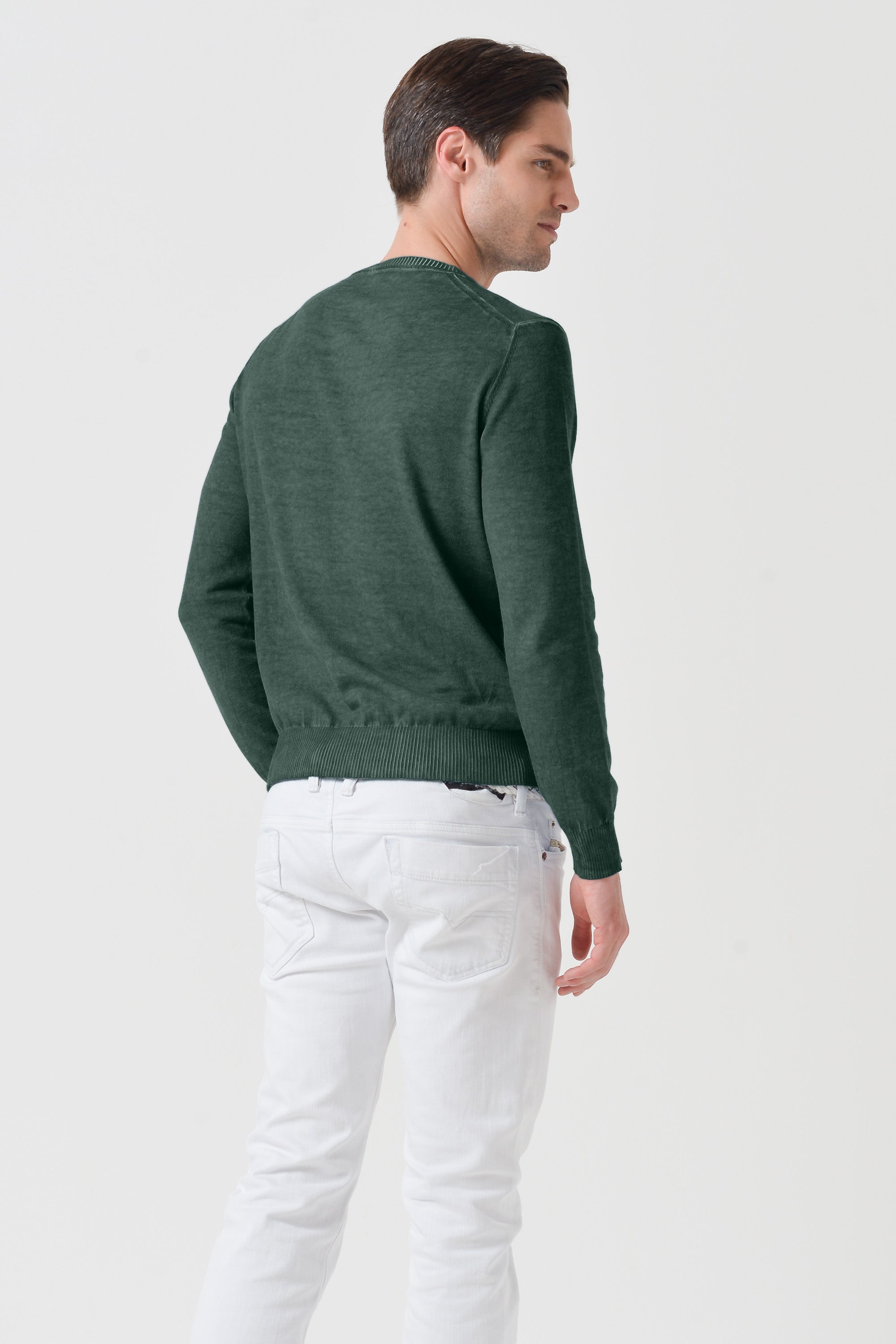 Maurice Crew Knit - Nori