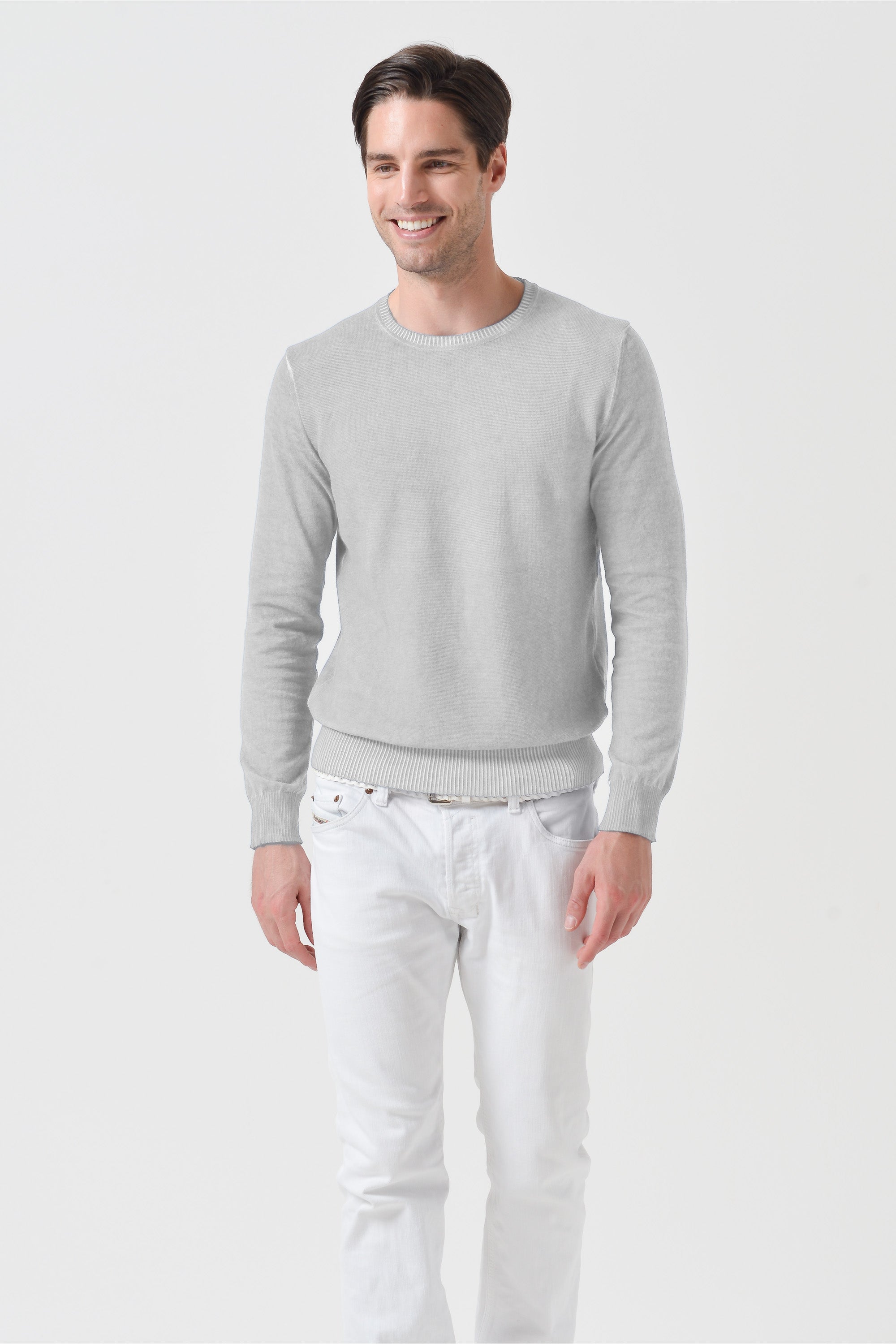 Maurice Crew Knit - Marmo