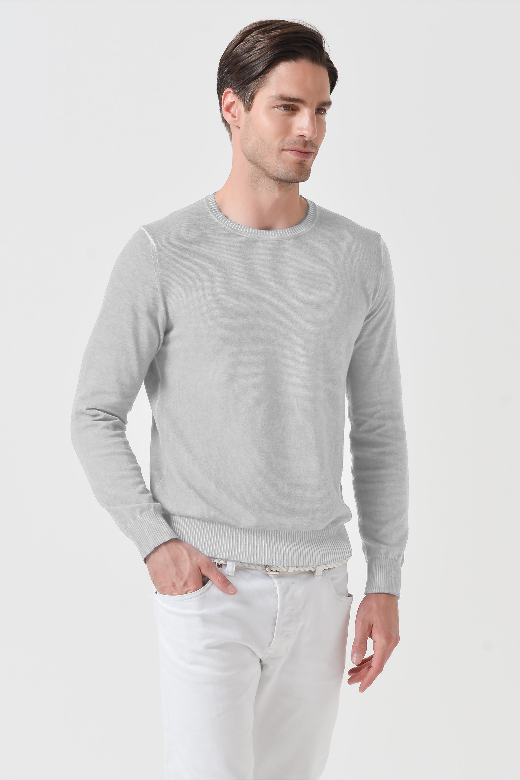 Girocollo Links Davanti - Marmo