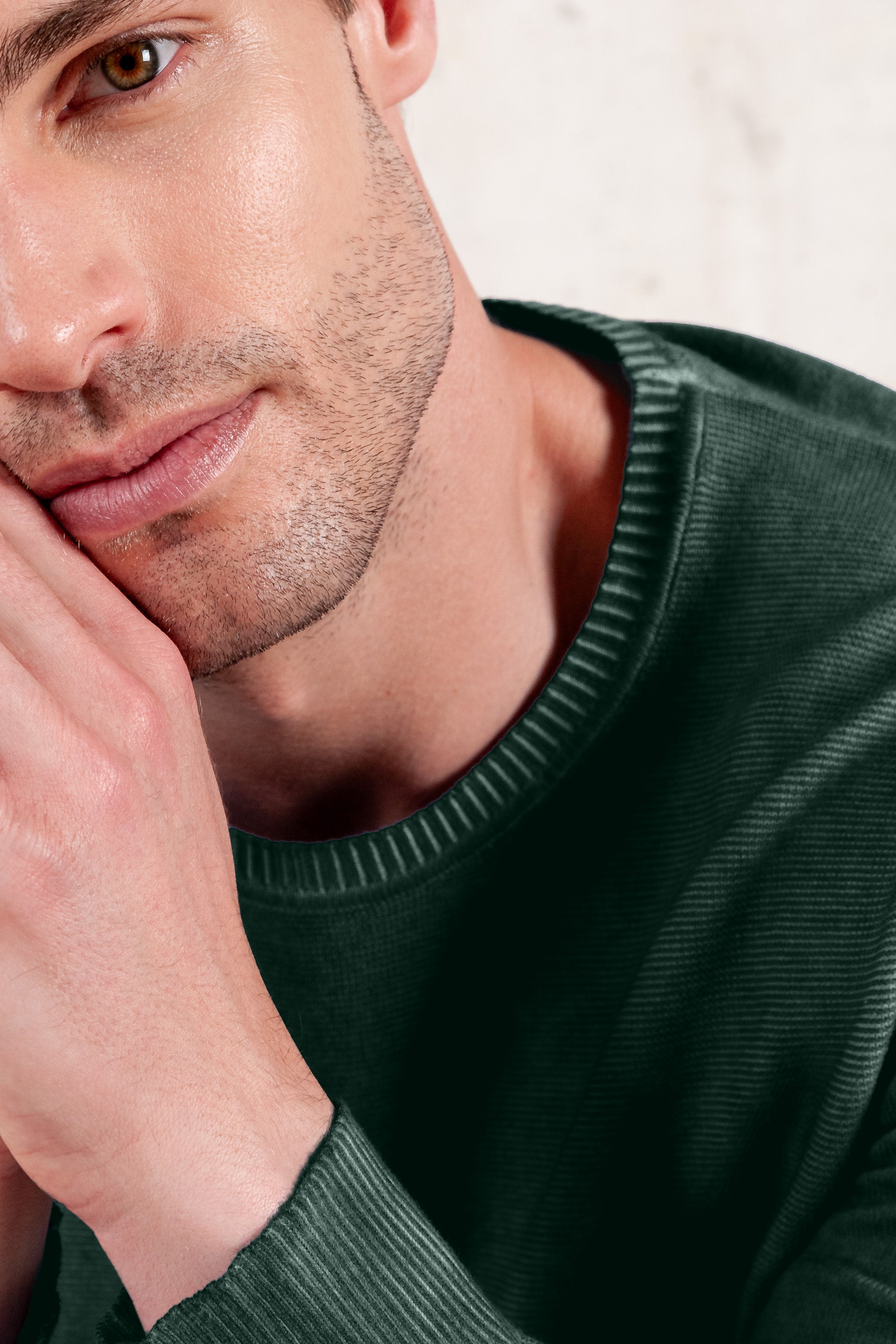 Maurice Crew Knit - Nori