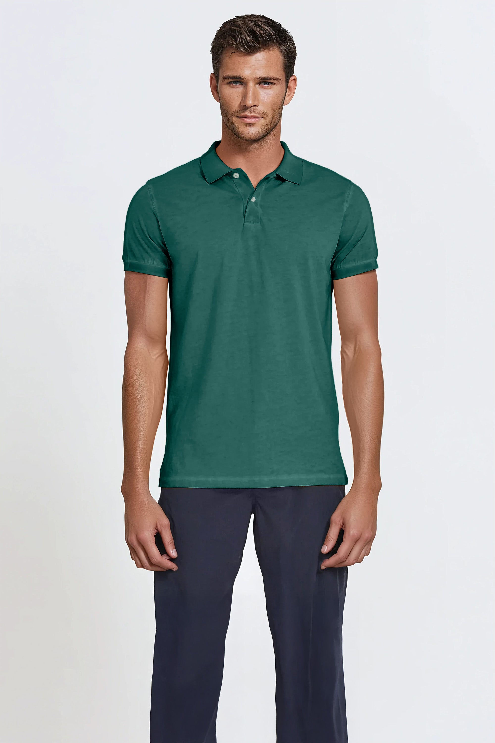 Jersey Polo - Lagoon