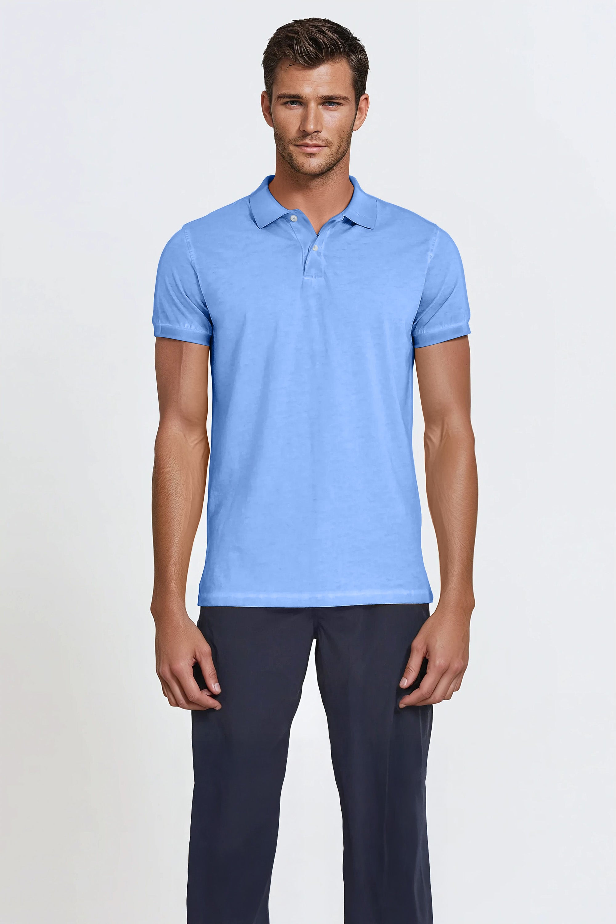 Jersey Polo - Santorini