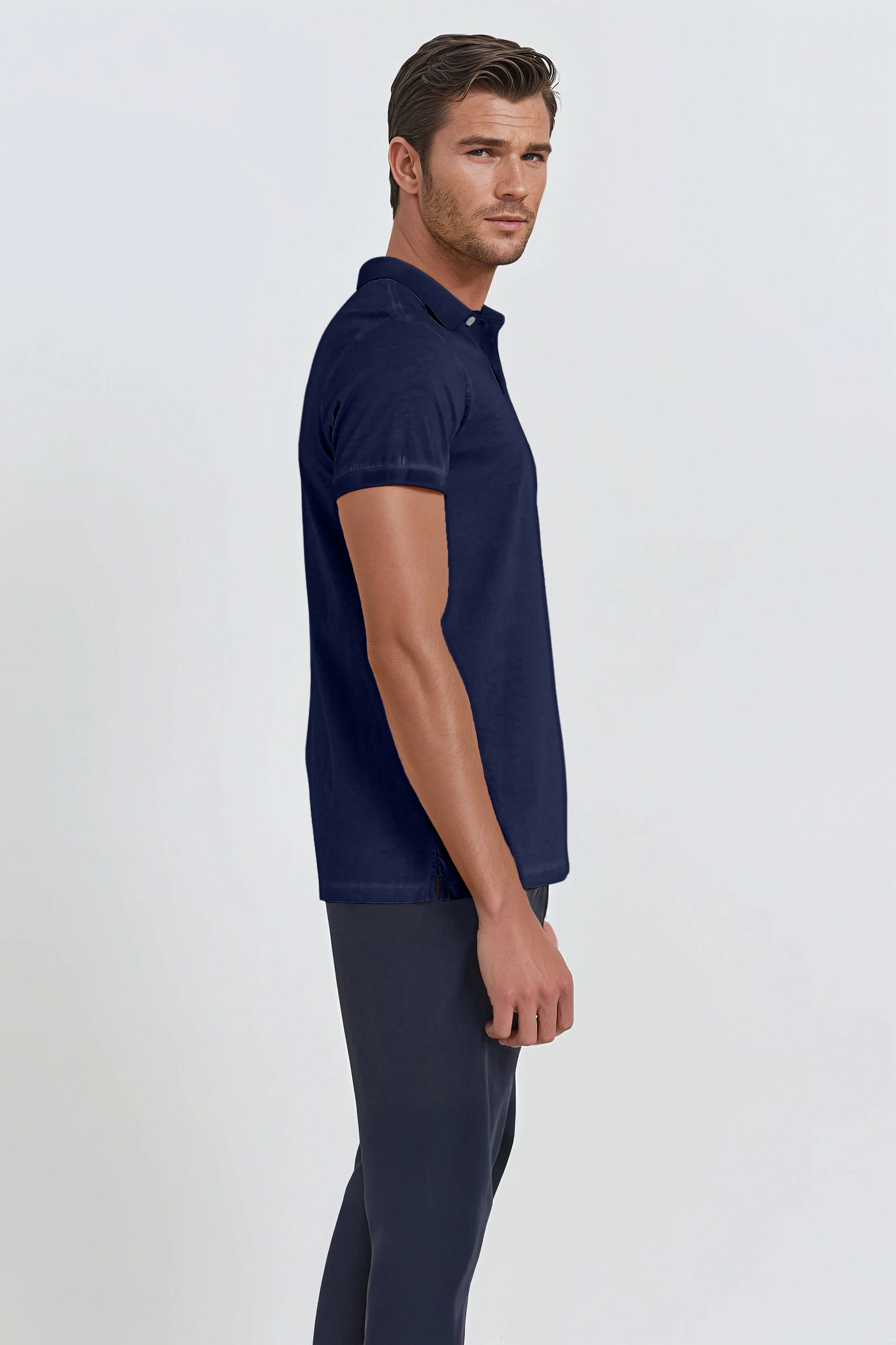 Jersey Polo - Navy