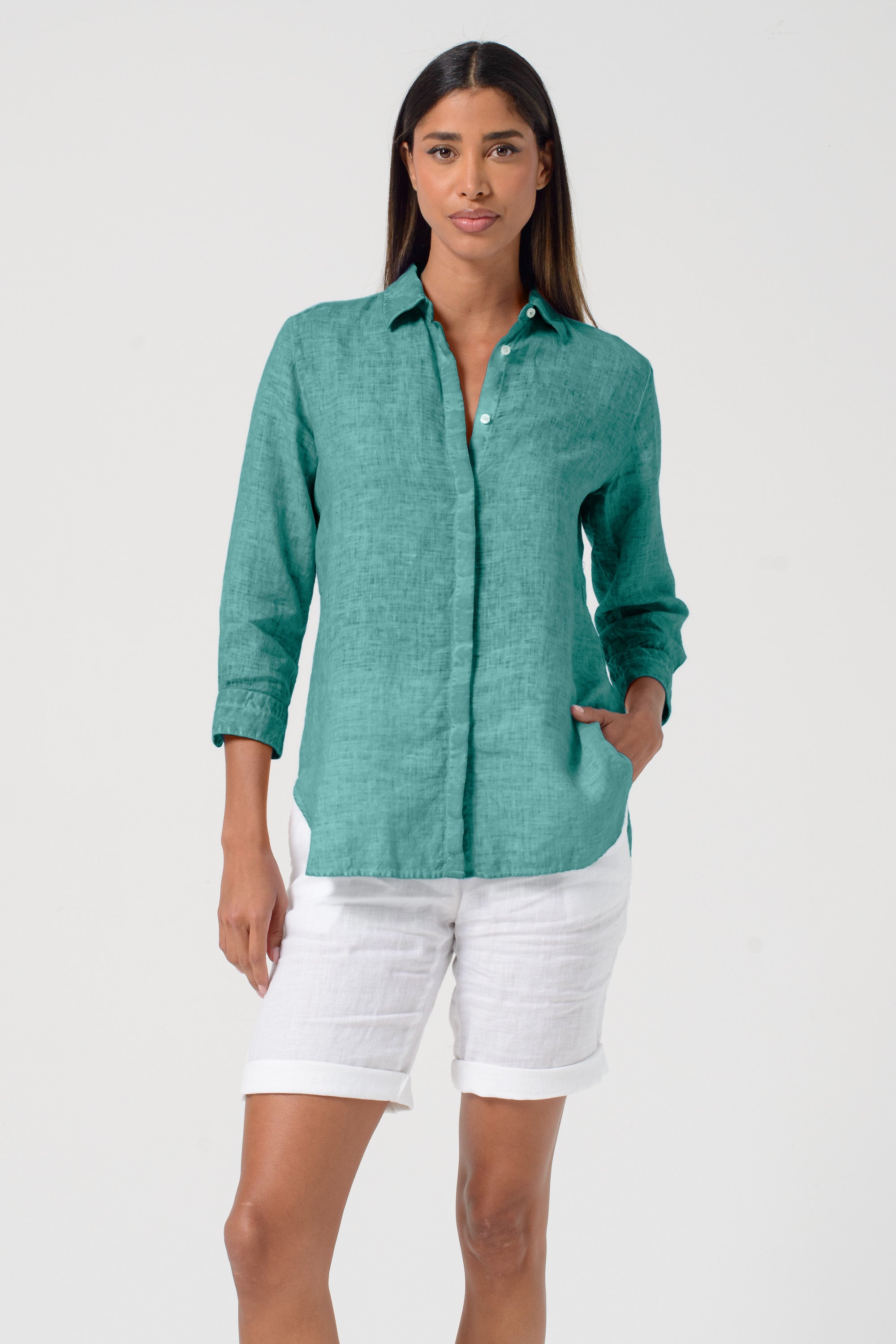 Augusta Linen Shirt - Bahama