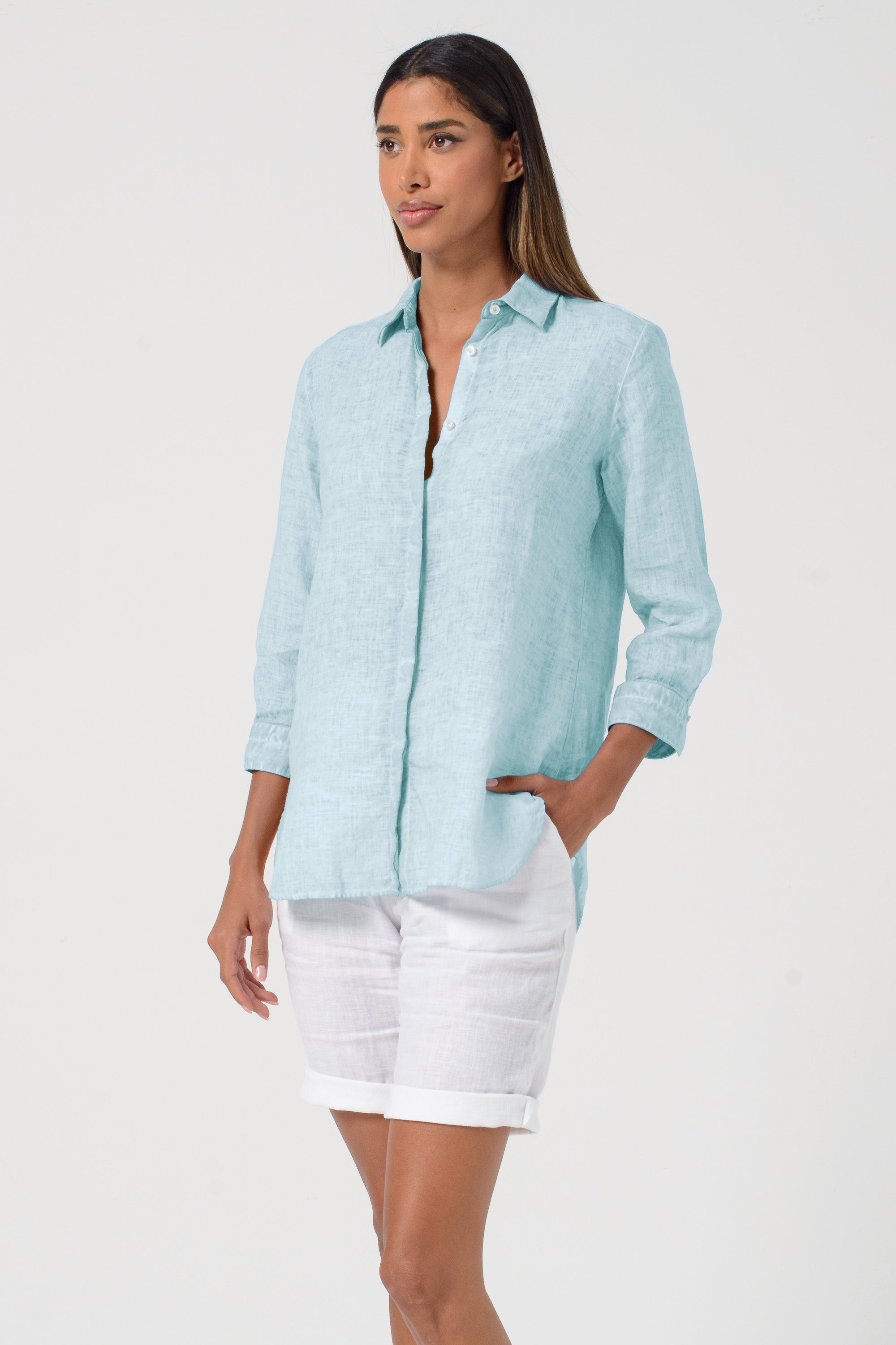 Augusta Linen Shirt - Barbados