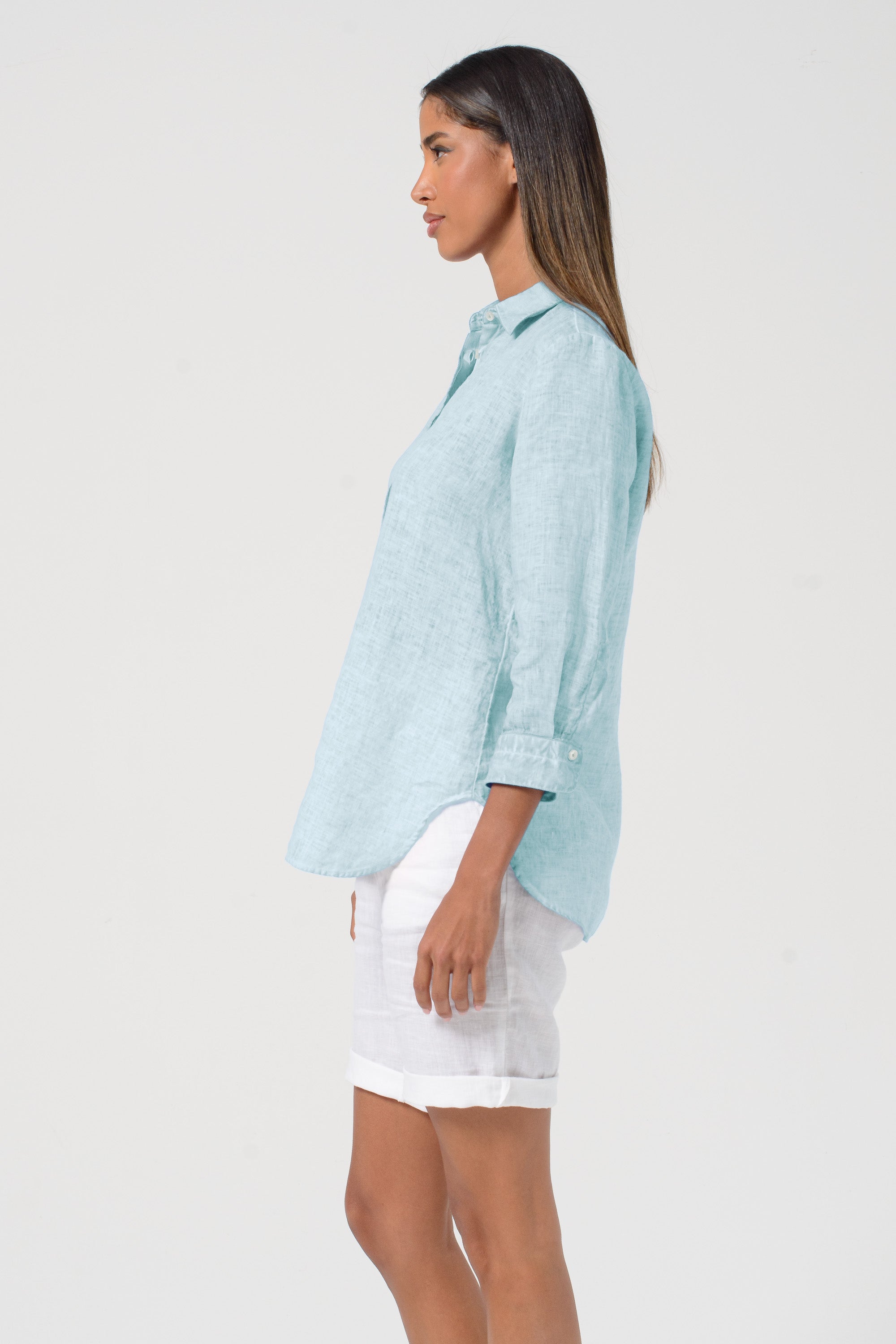 Augusta Linen Shirt - Barbados