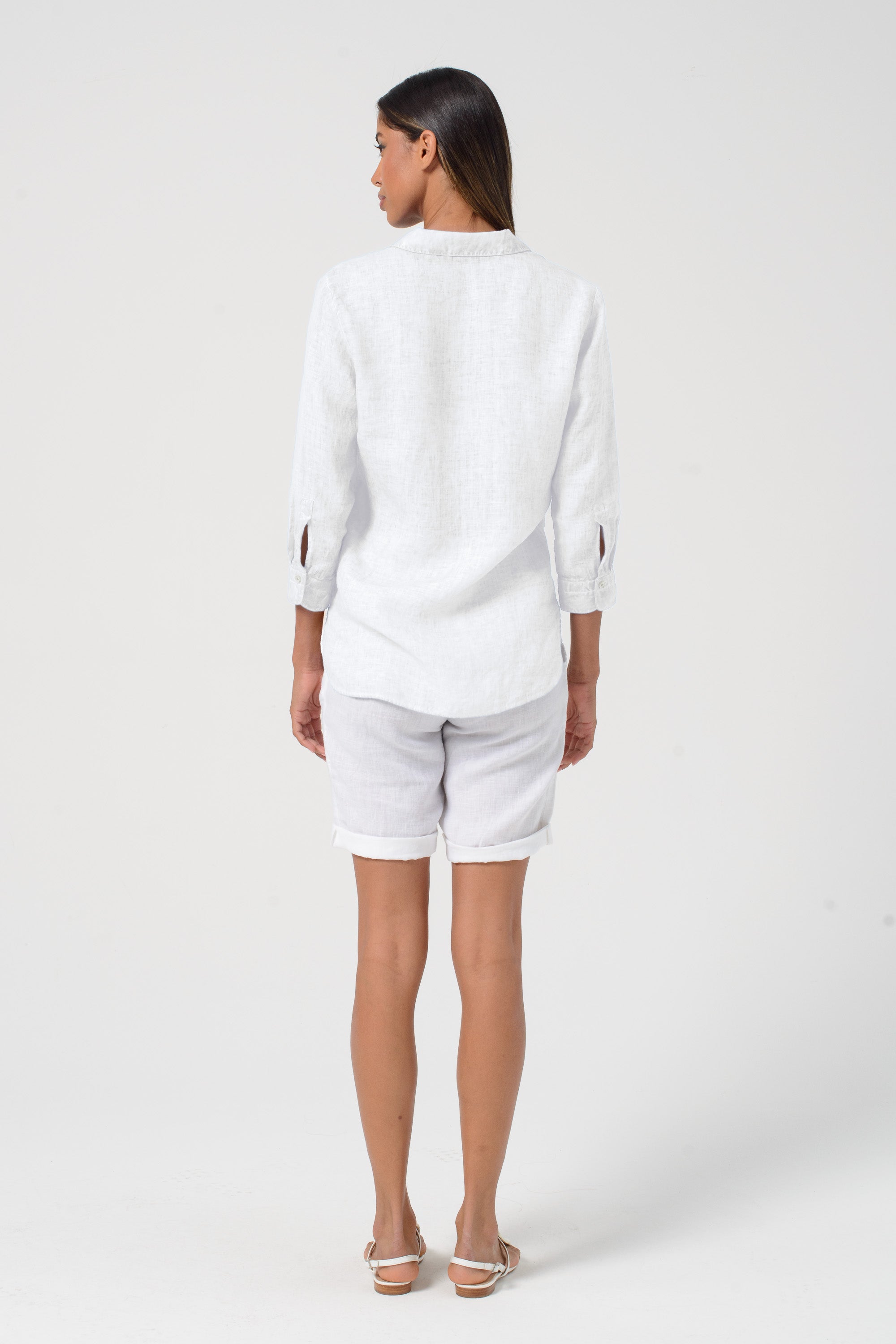 Augusta Linen Shirt - White