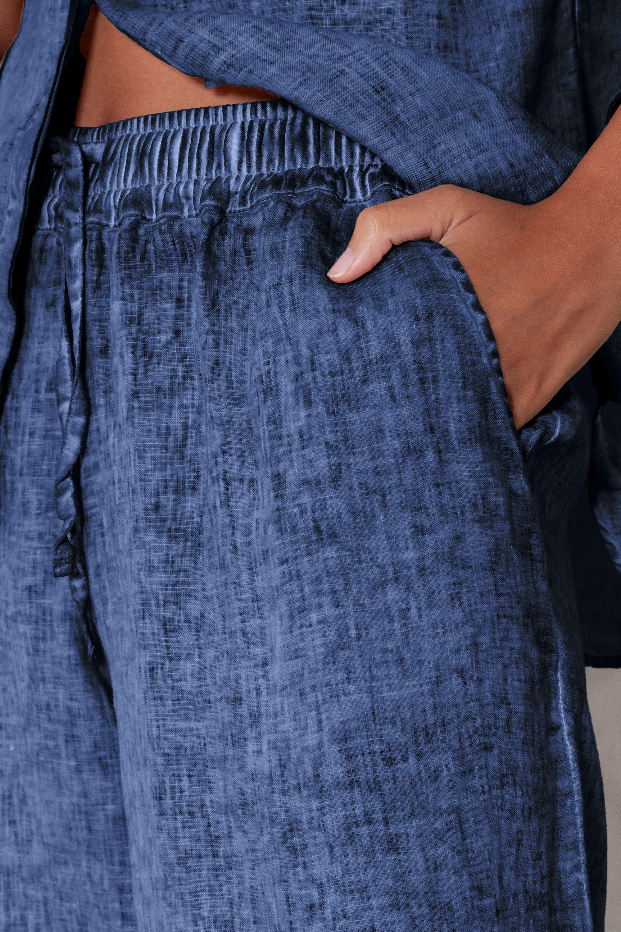 Billow Linen Slacks - Nautico