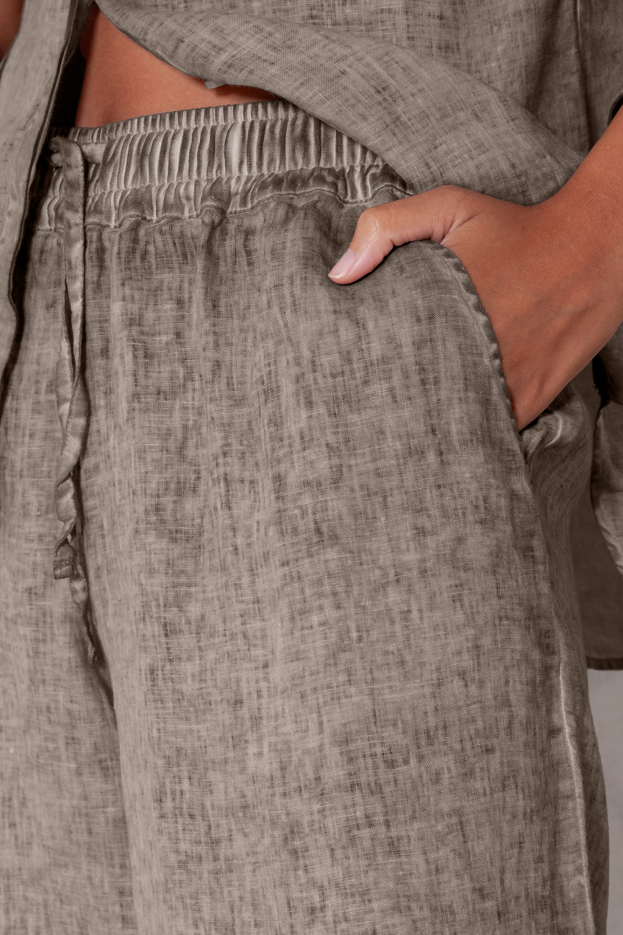 Billow Linen Slacks - Reef