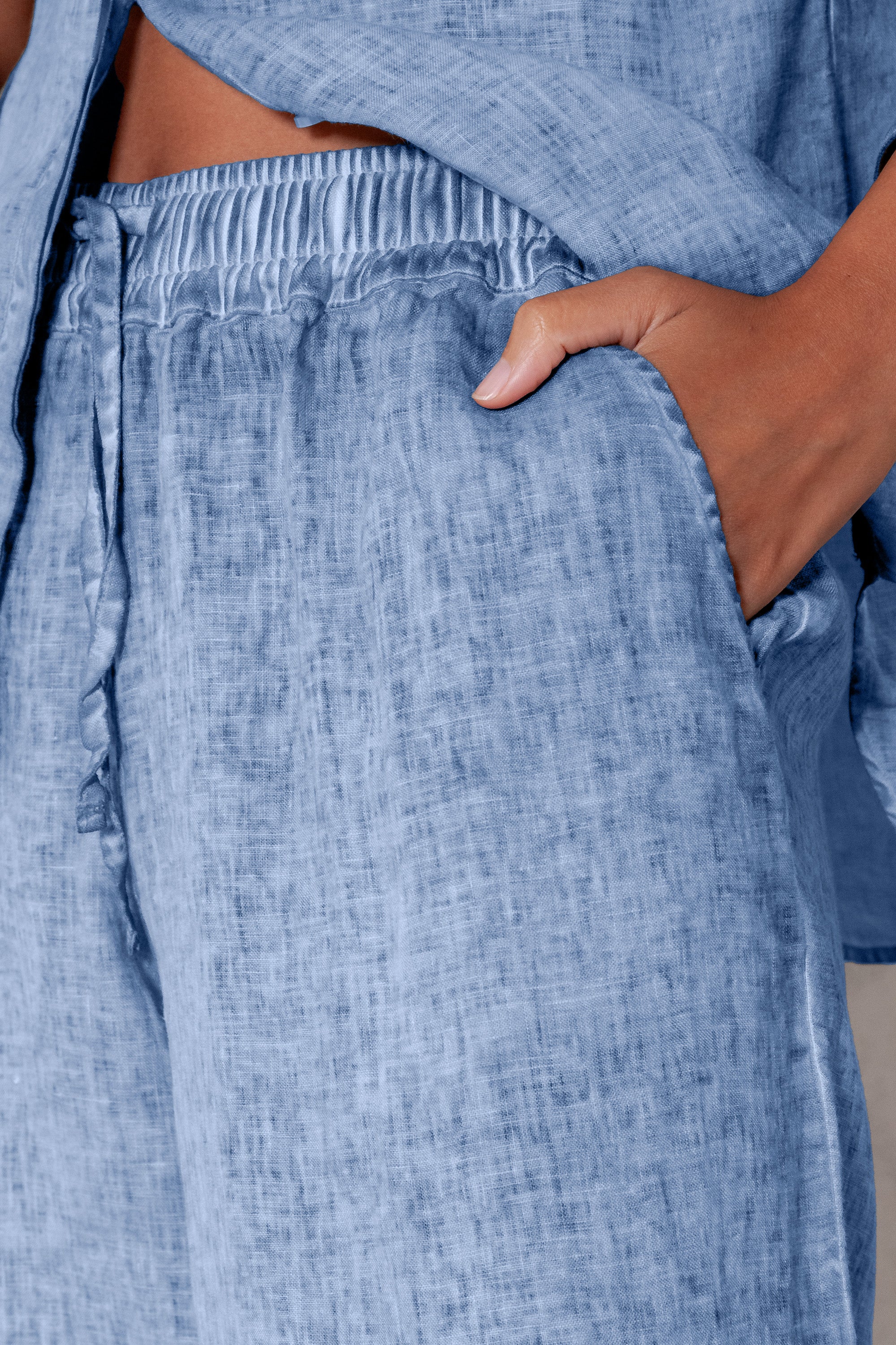 Billow Linen Slacks - Vento