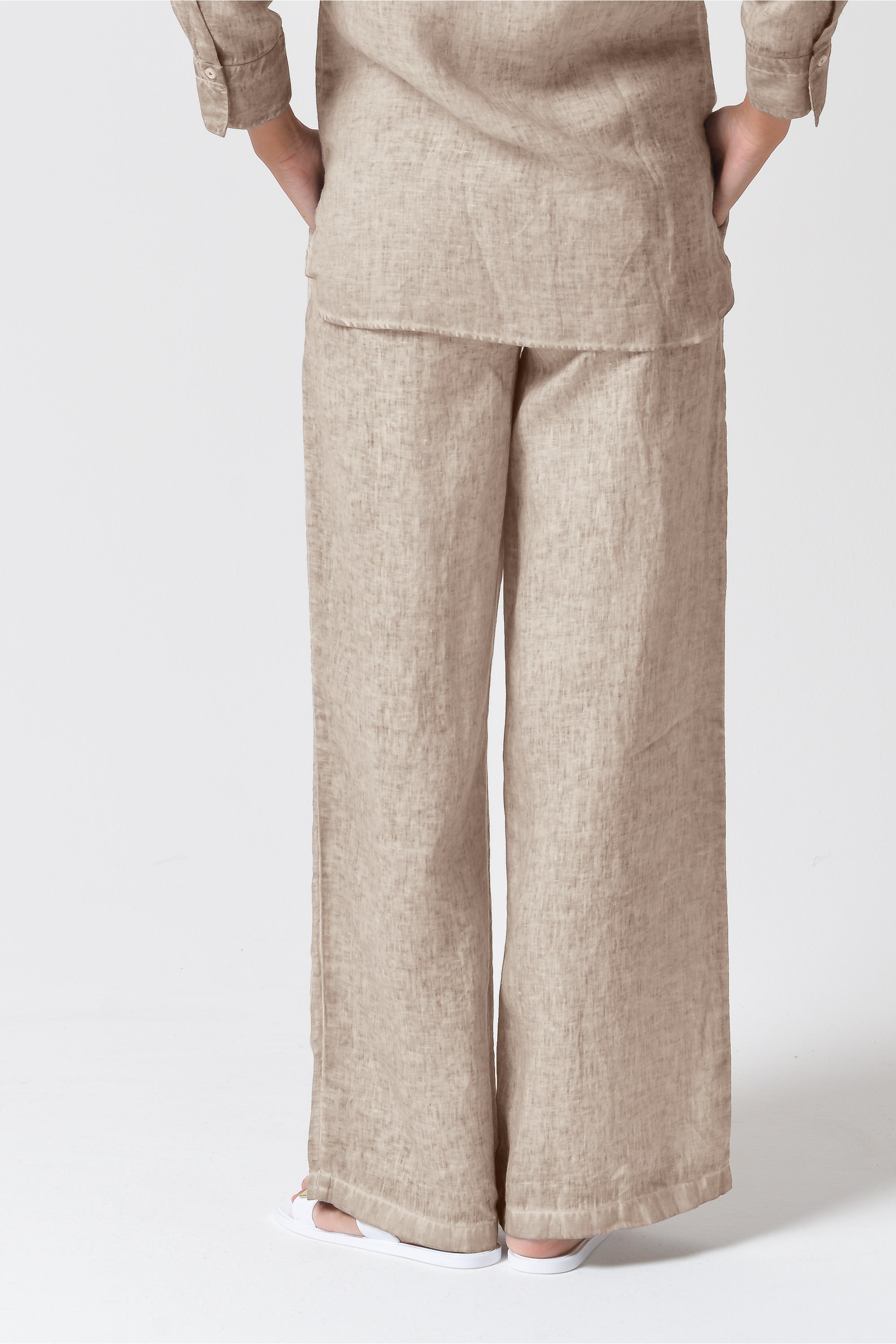 Billow Linen Slacks - Harbor