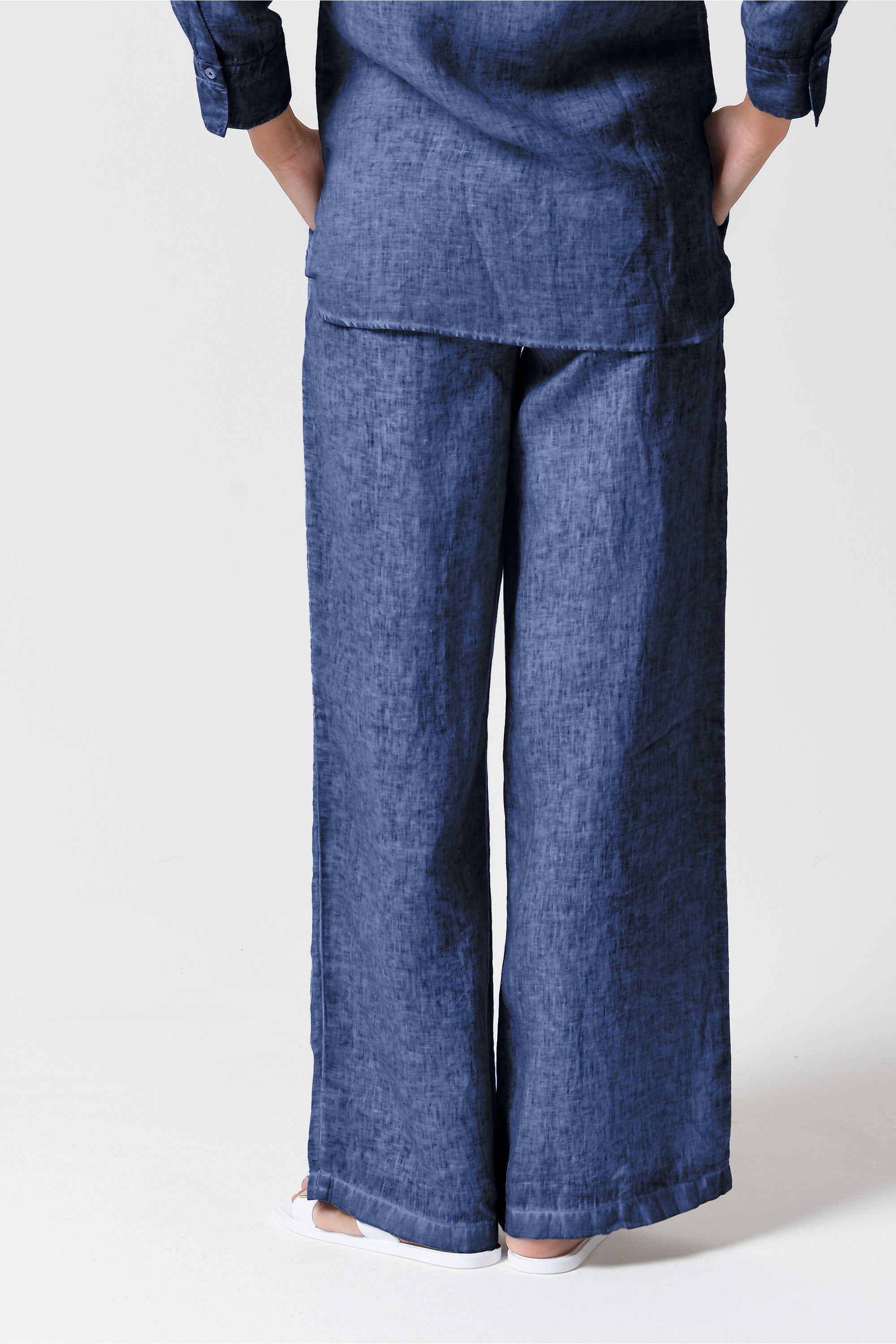 Billow Linen Slacks - Nautico