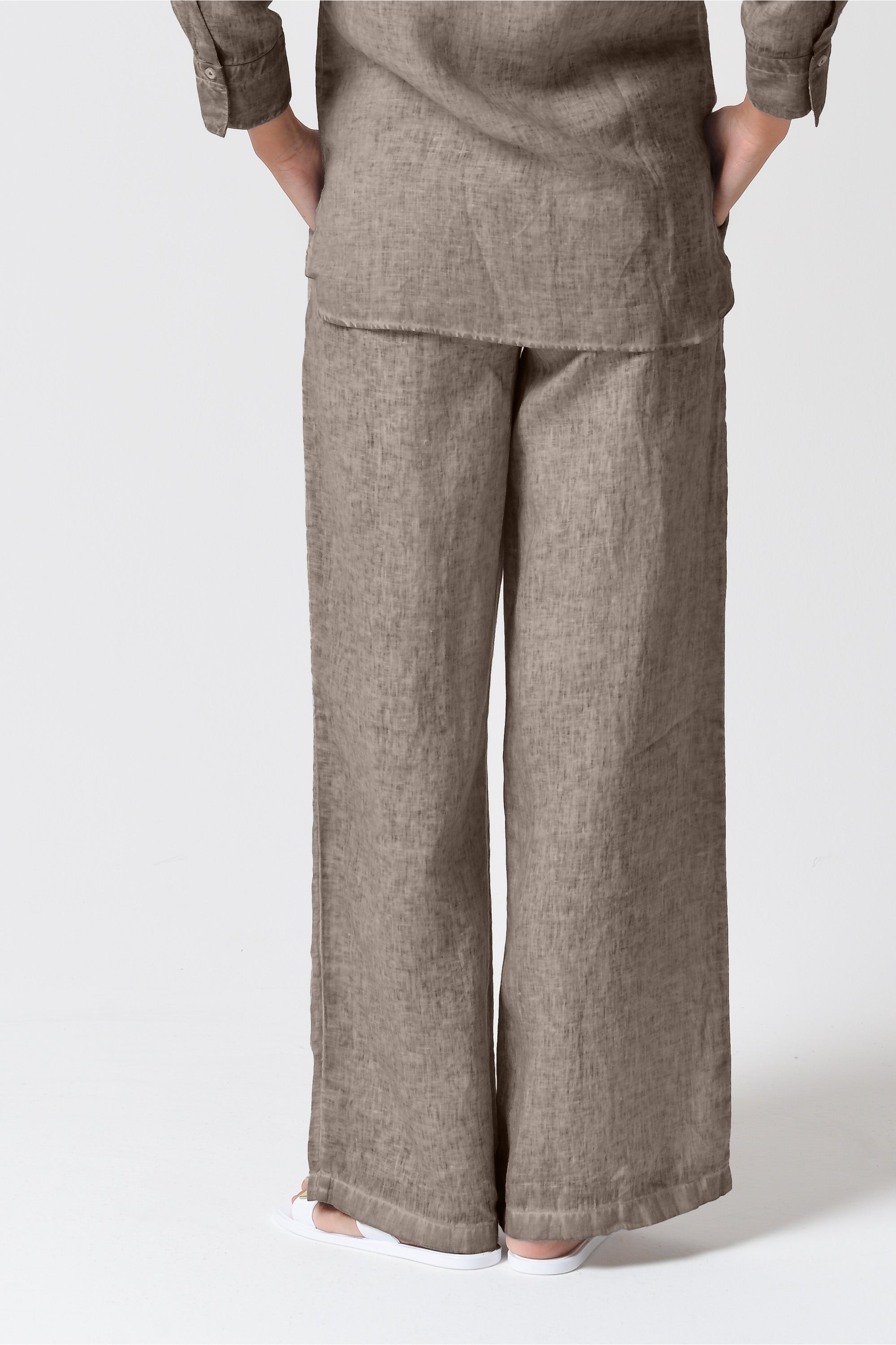 Billow Linen Slacks - Reef