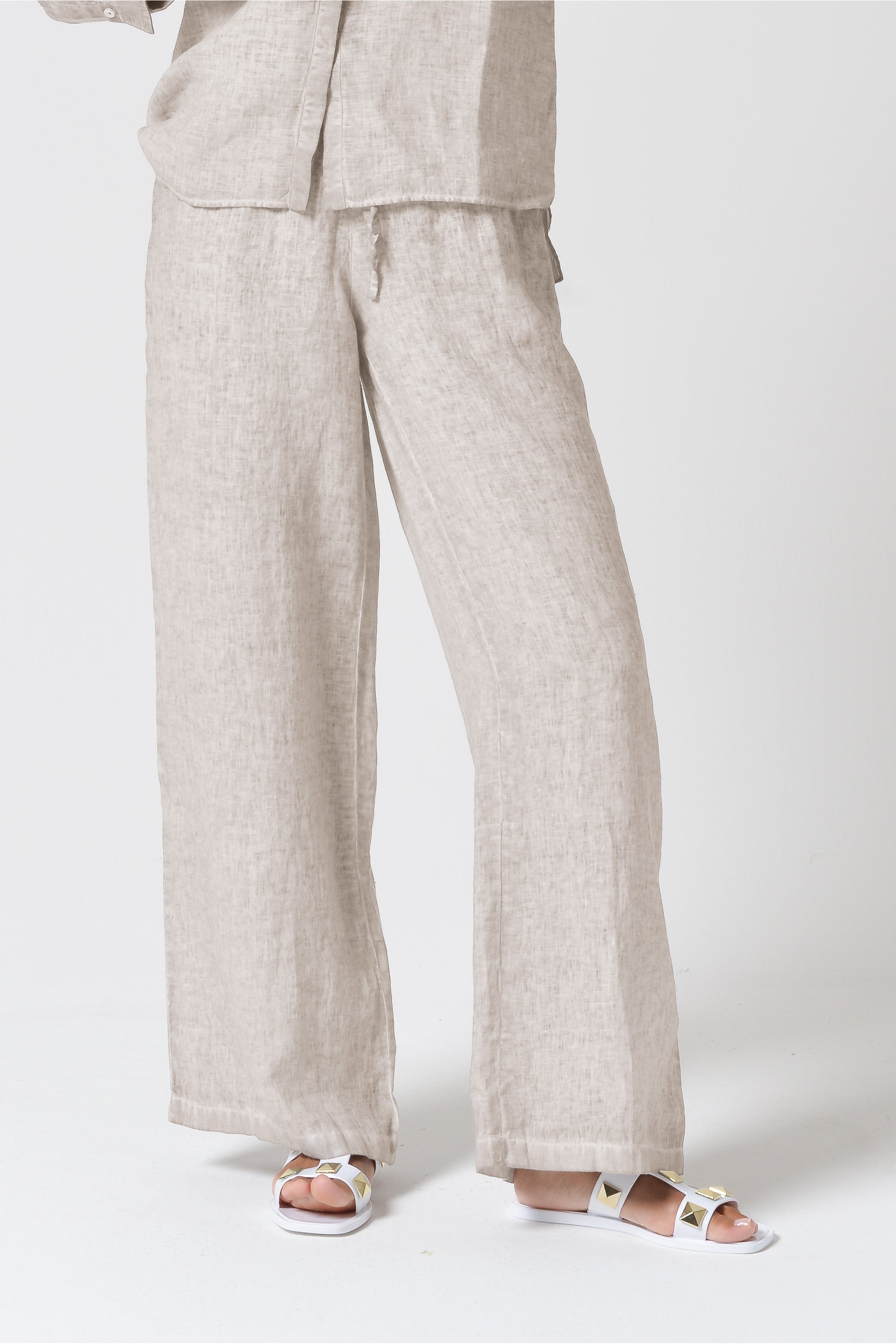 Pantalone Lino Largo - Canapa
