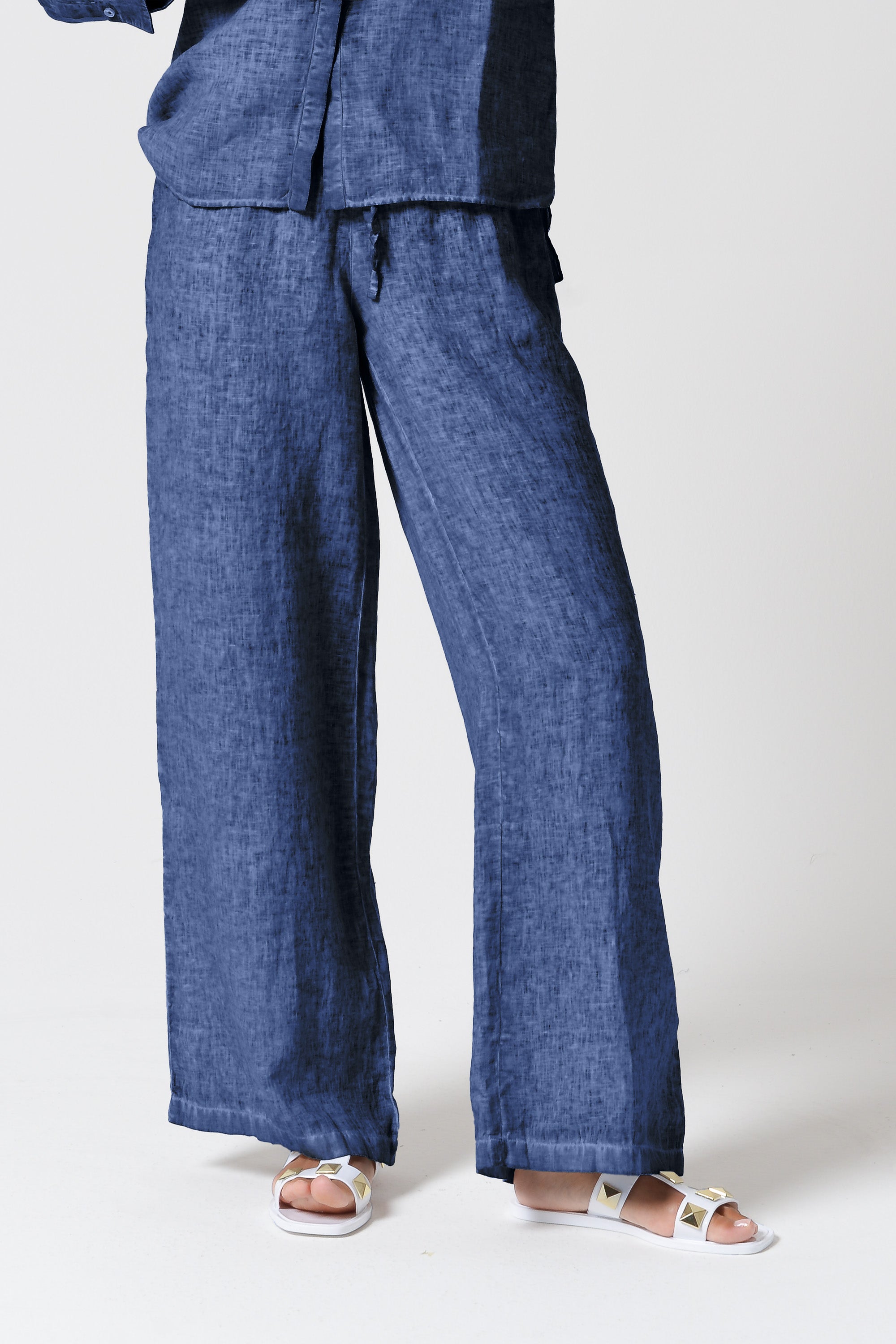 Billow Linen Slacks - Nautico