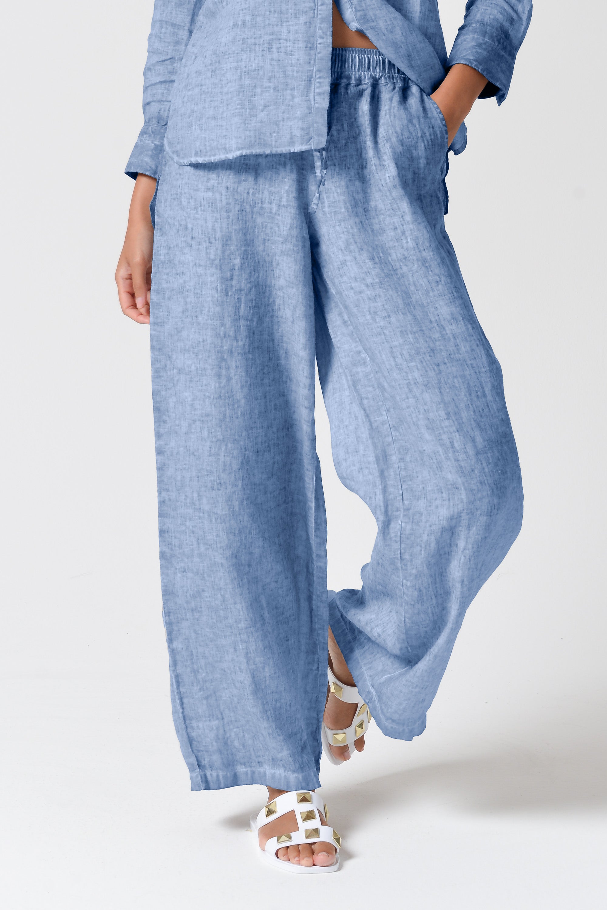 Billow Linen Slacks - Vento