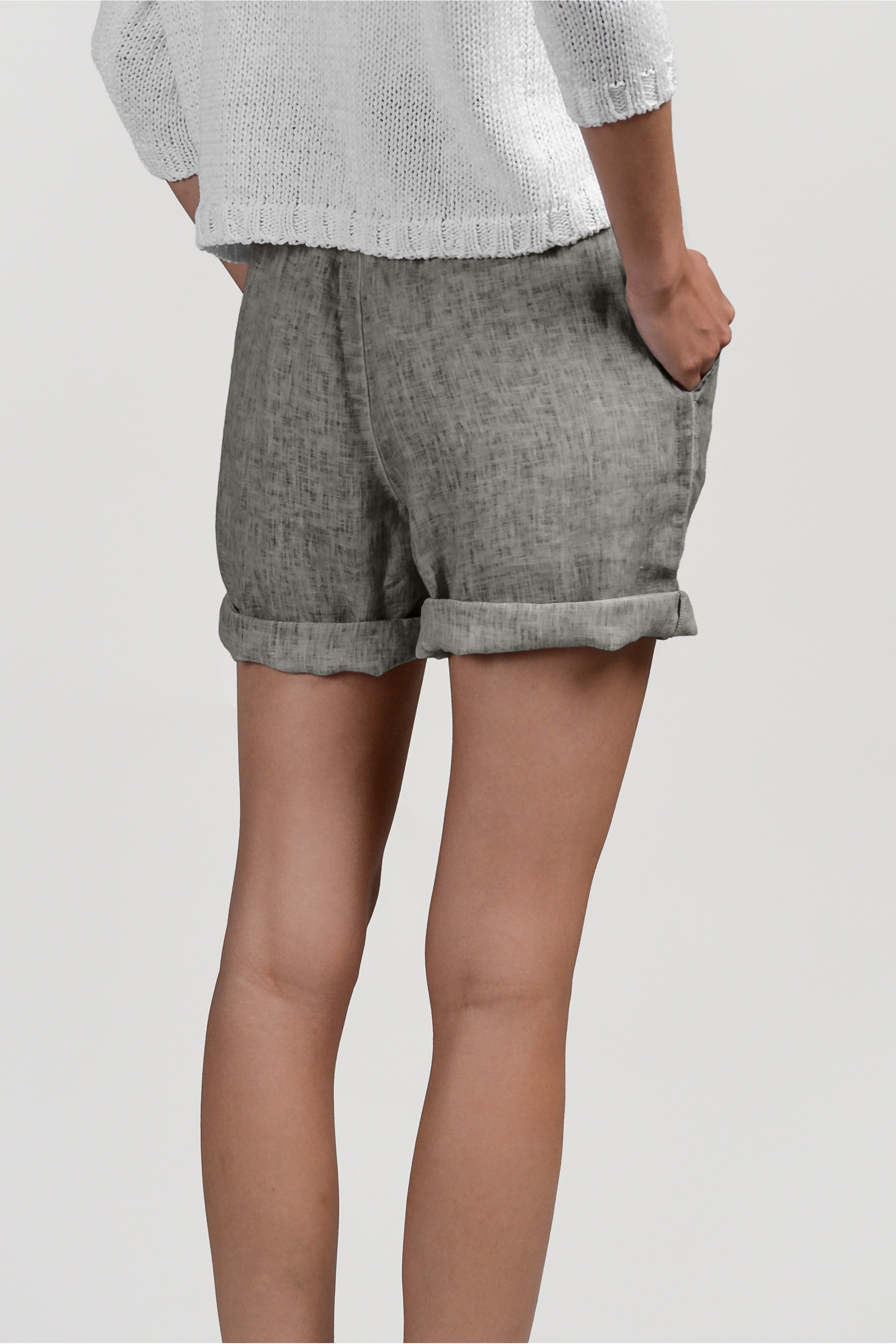 Linen Shorts - Dolphin