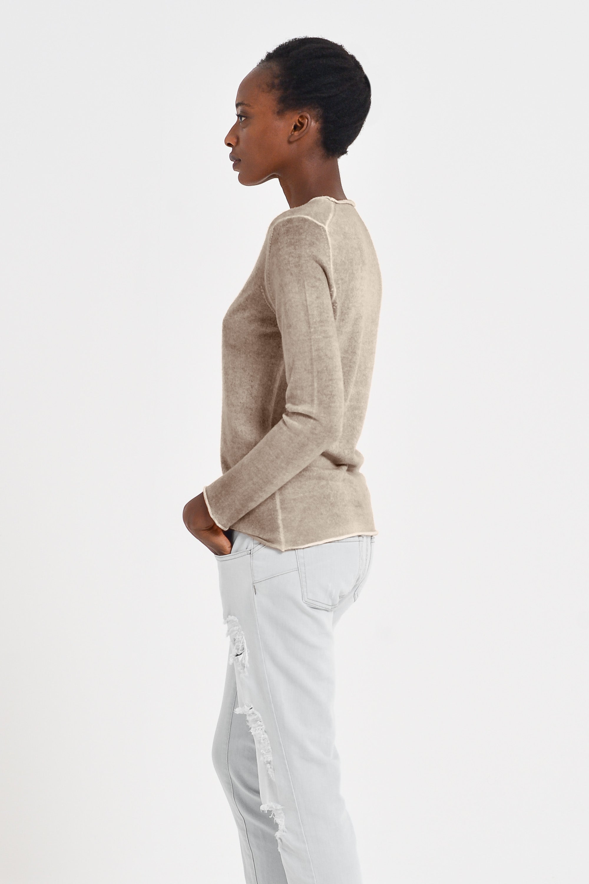 Jurby Cashmere Sweater - Breakers