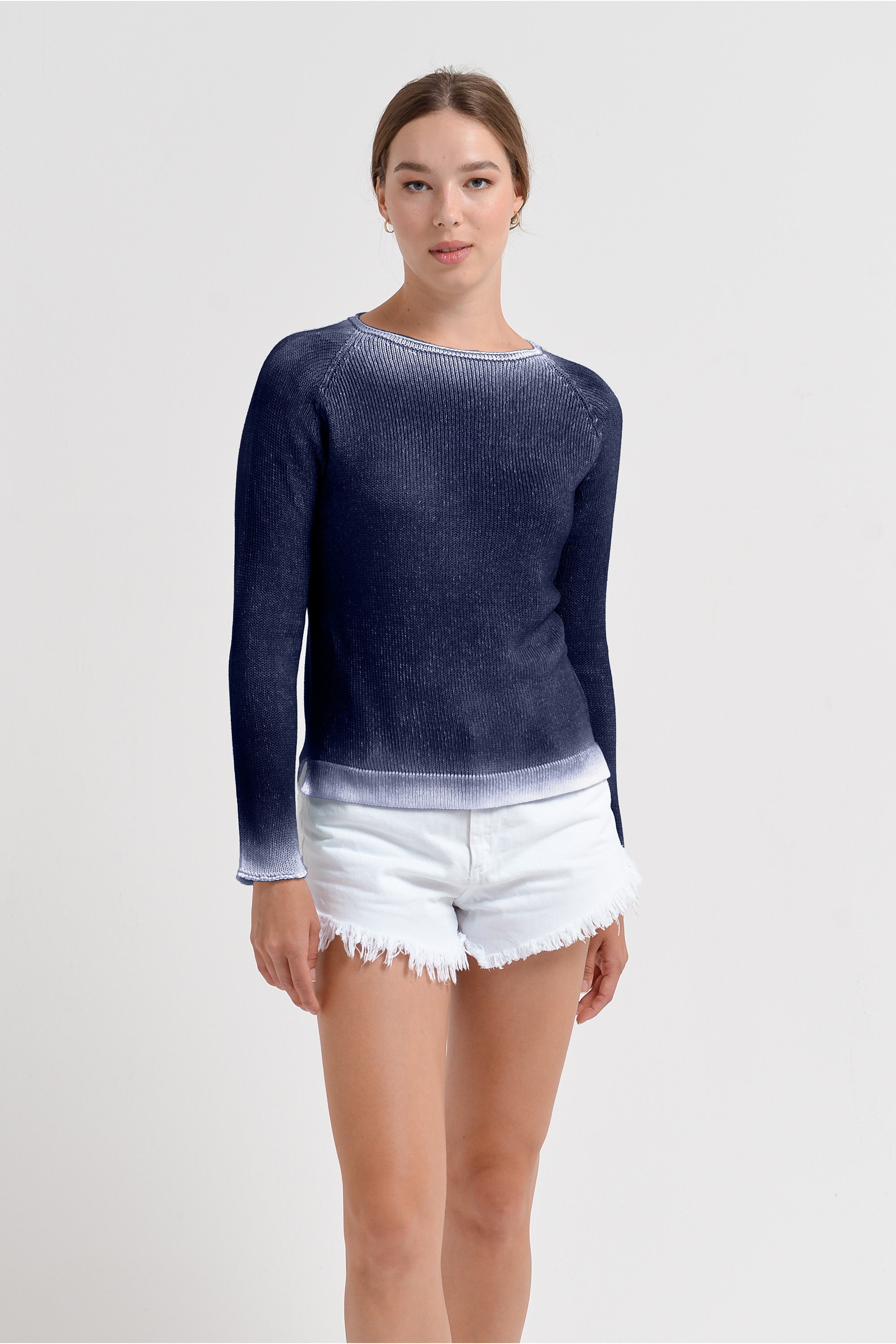 Happy Hour Knit Spray Art - Navy