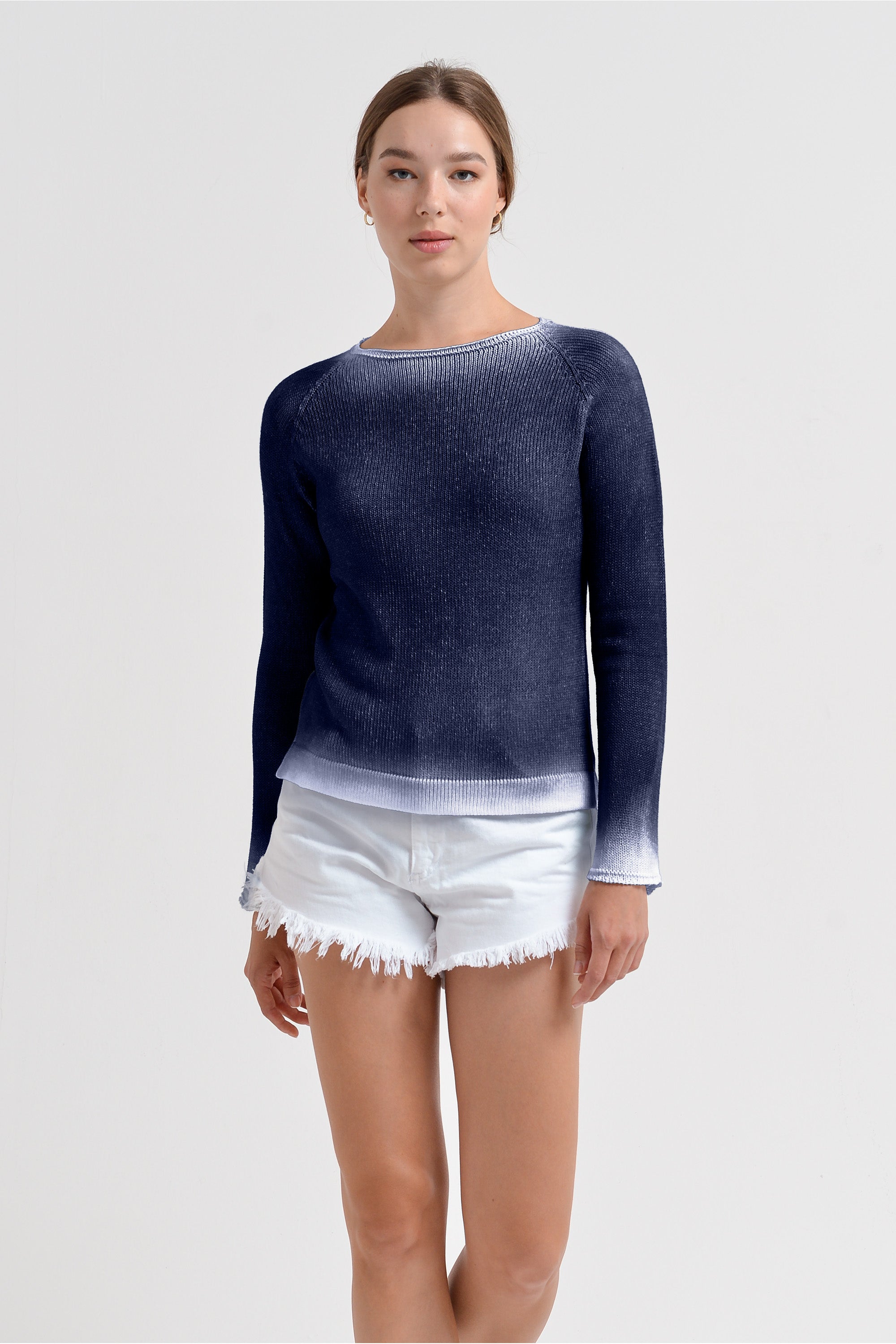 Happy Hour Knit Spray Art - Navy