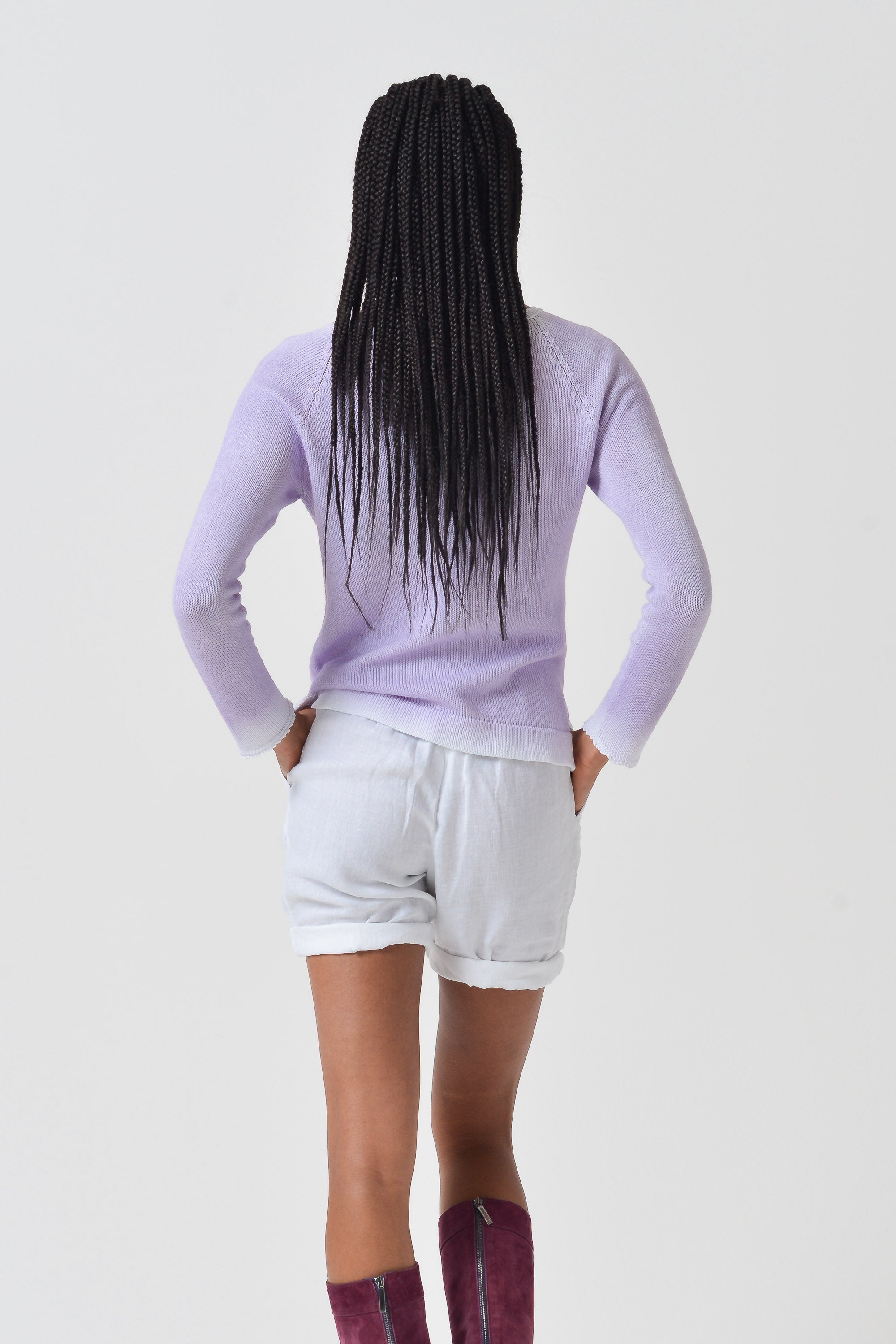 Happy Hour Knit Spray Art - Lilac