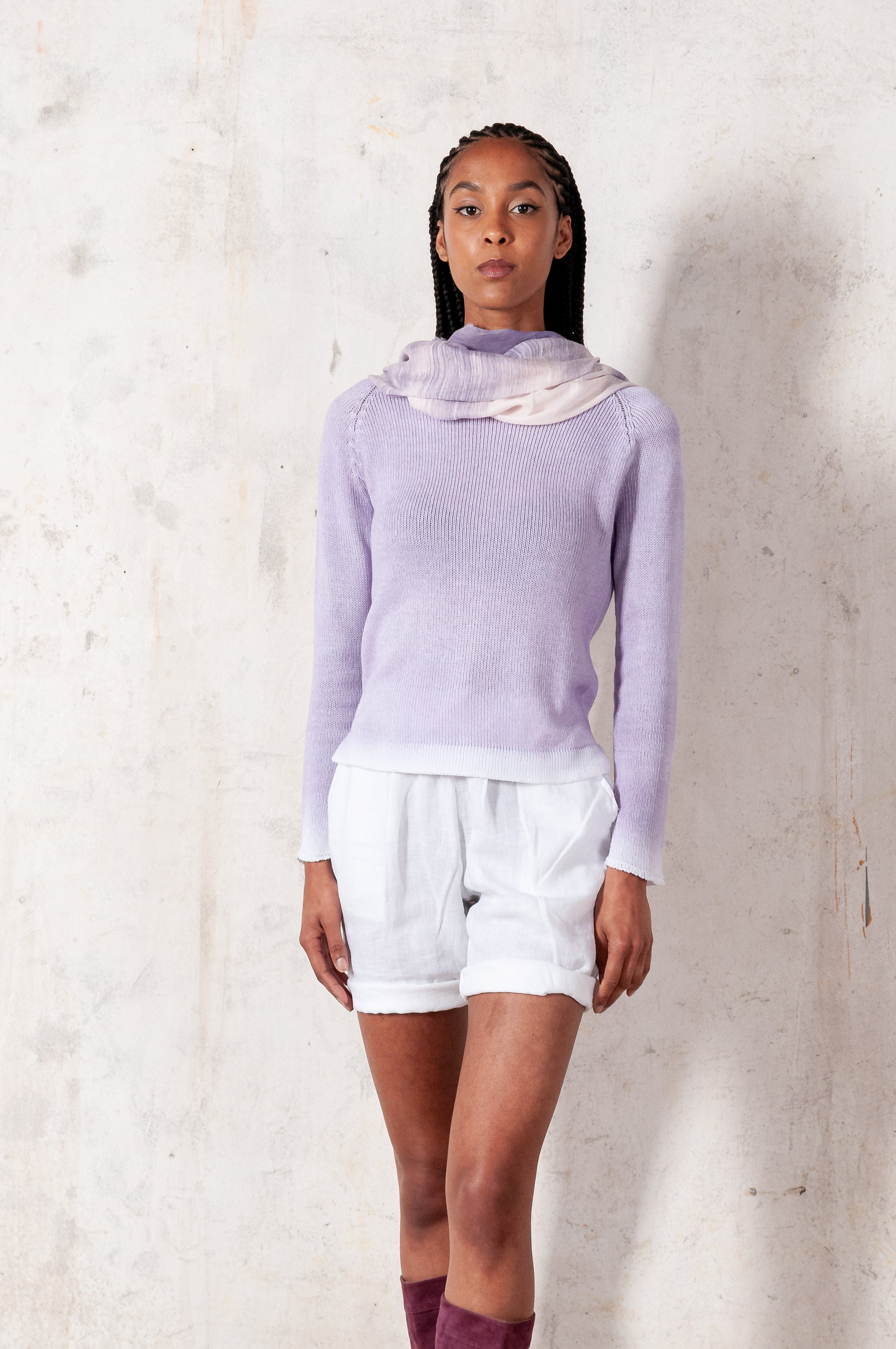 Happy Hour Knit Spray Art - Lilac