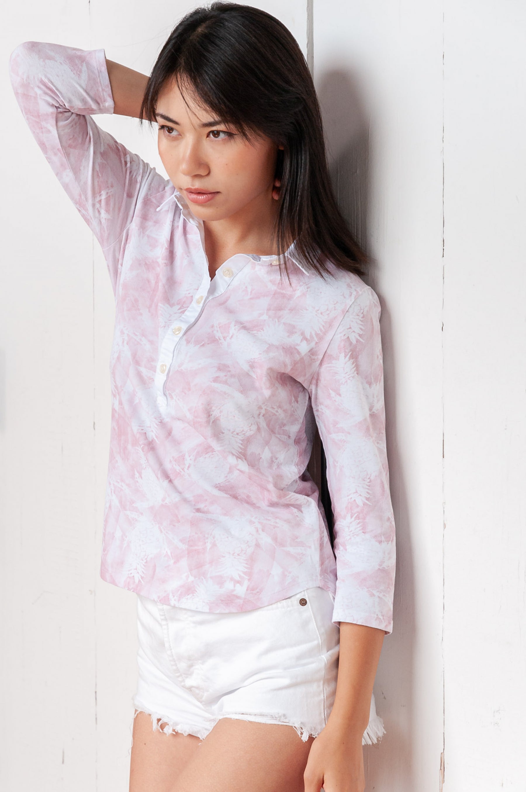 Pineapple-Print Polo Shirt - Bali