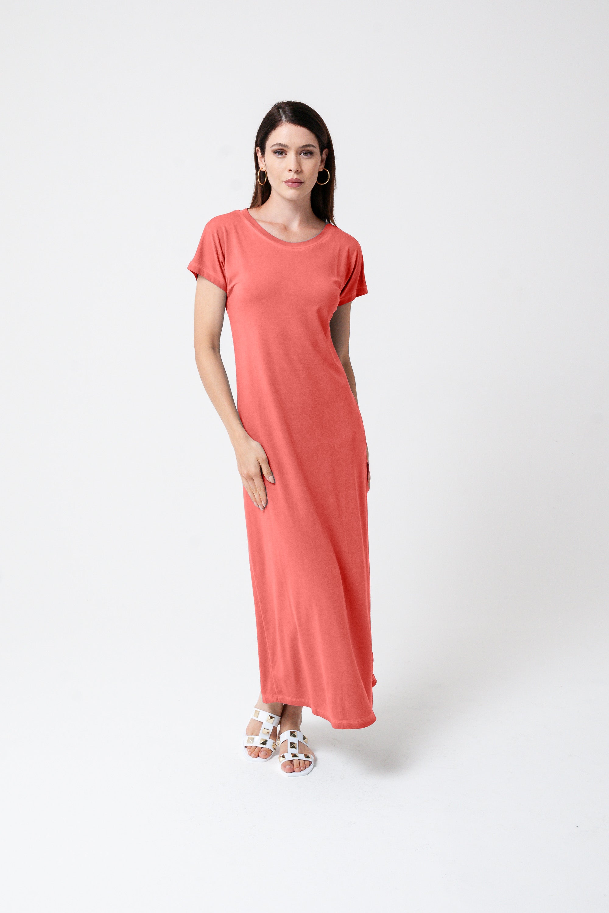 Tee Dress - Hibiscus