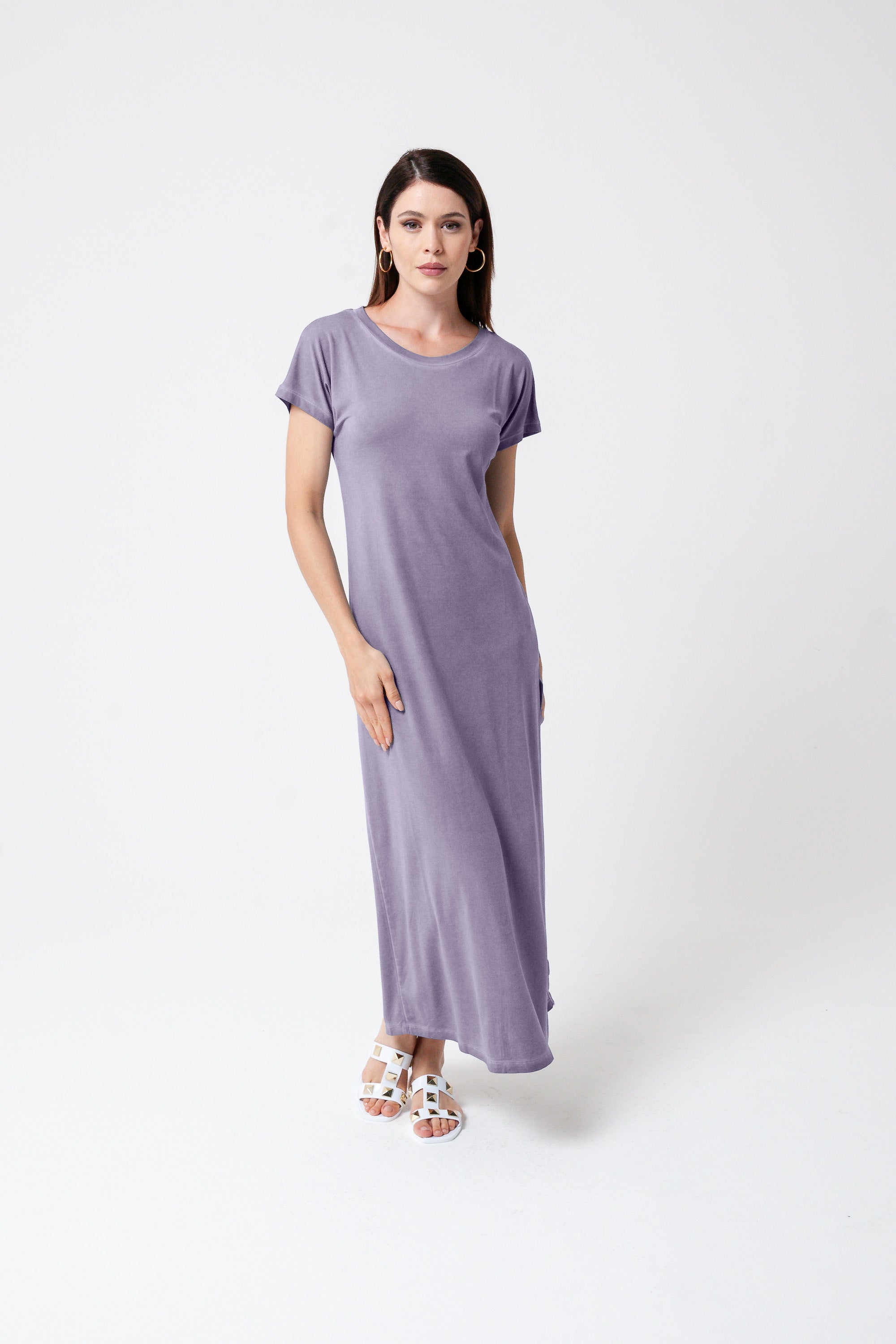 Tee Dress - Mauve