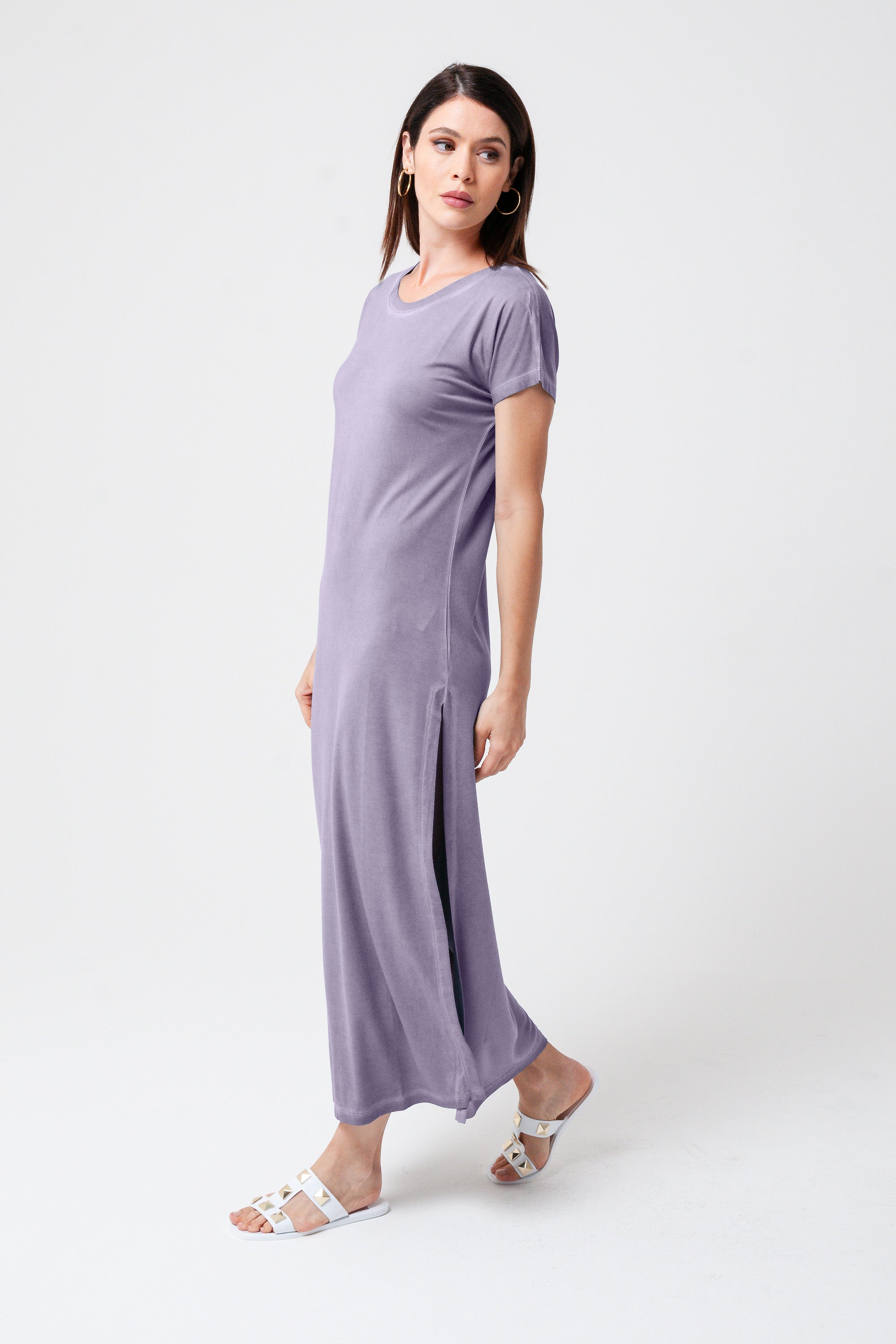 Tee Dress - Mauve