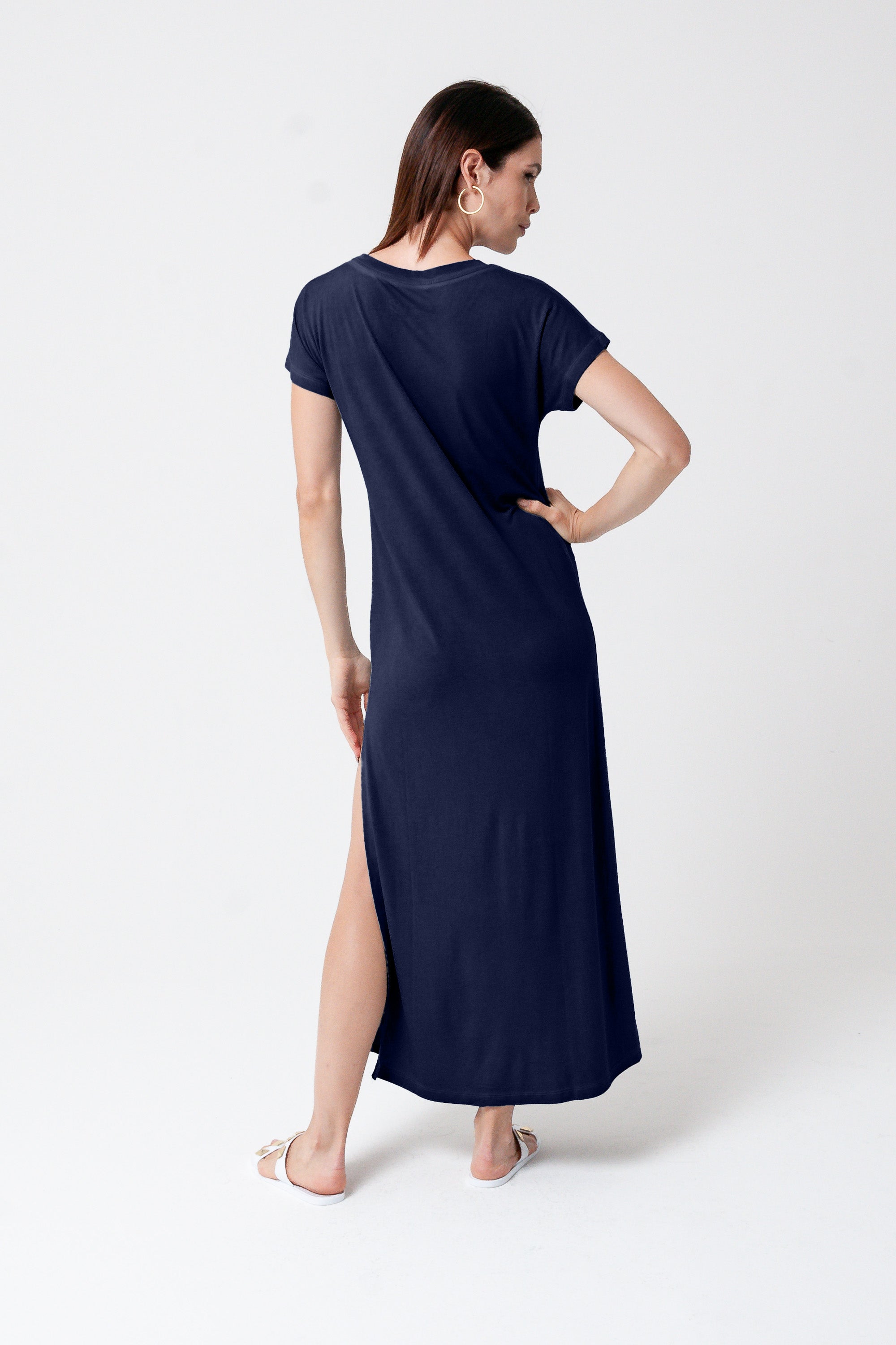 Tee Dress - Navy