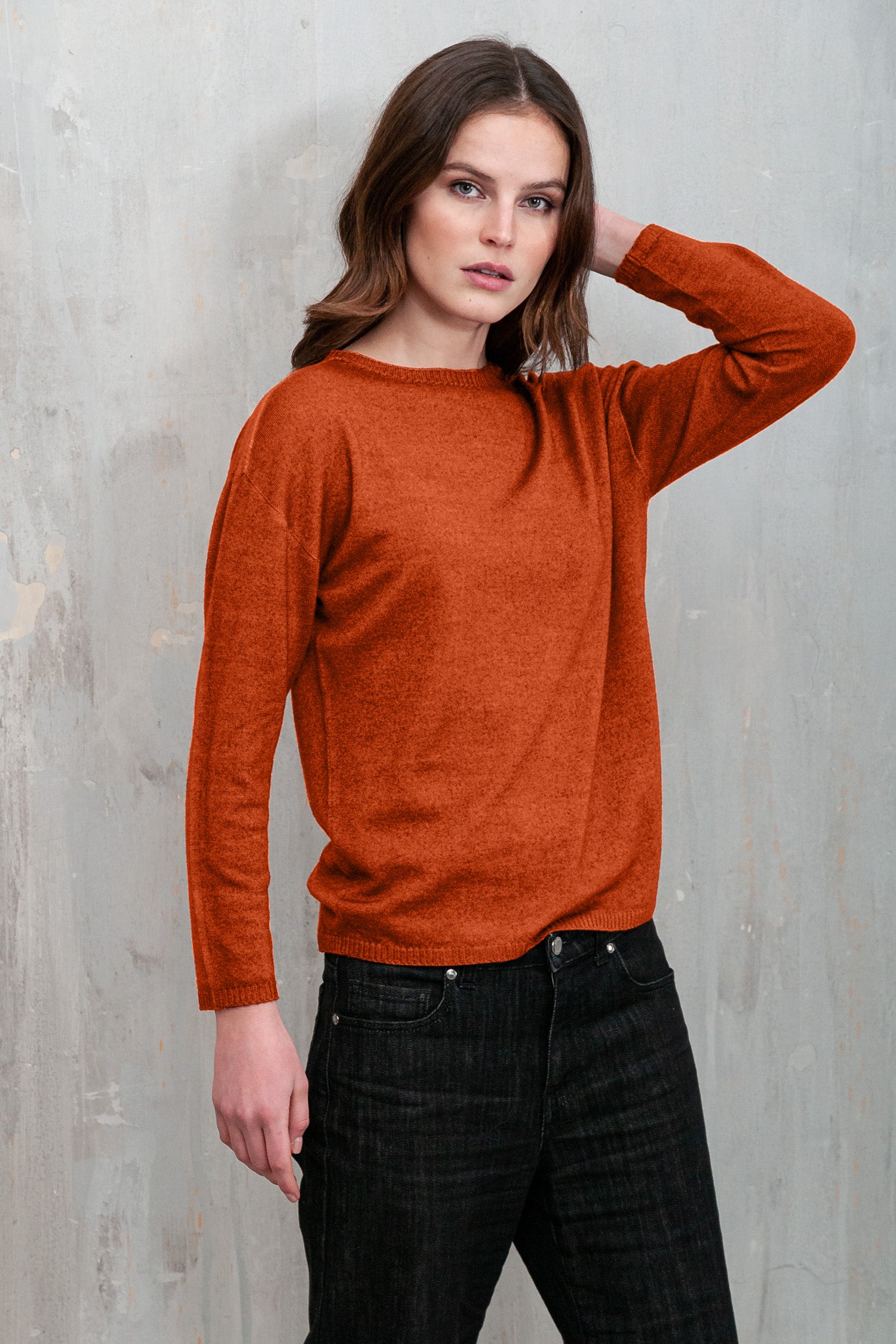 Reay Comfy Sweater - Persimmon