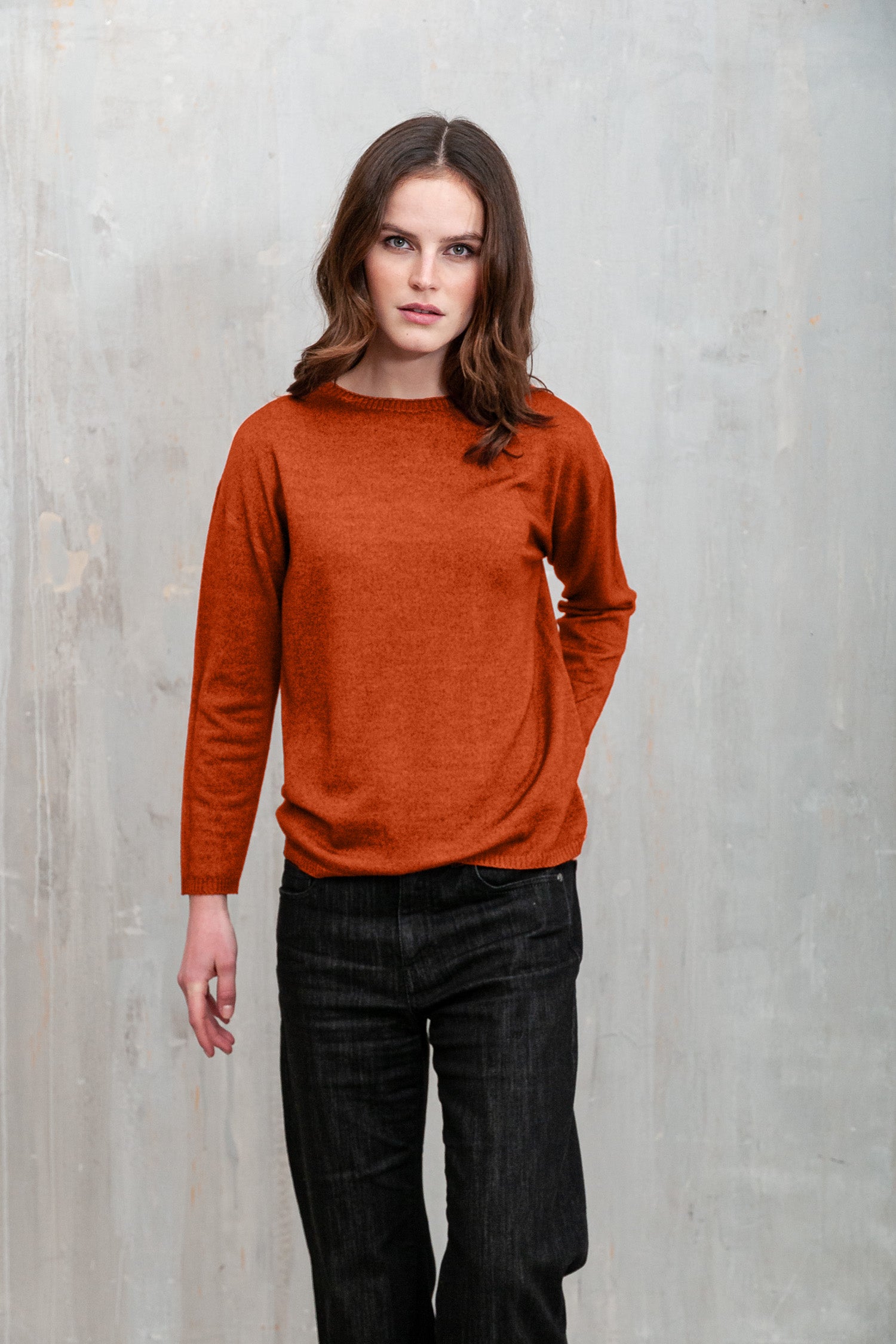 Reay Comfy Sweater - Persimmon